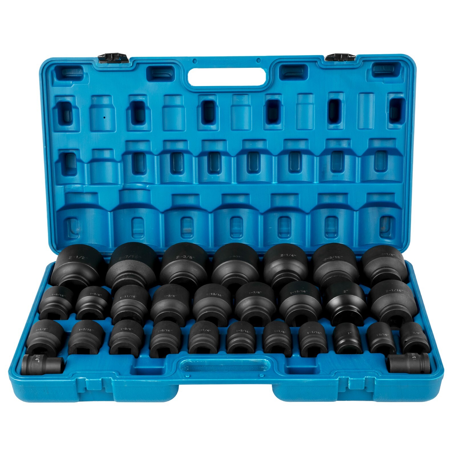 Impact Sockets Set 3/4 Inch Drive 29 PCS 3/4 inch – 2-1/2 inch 6-Point Set