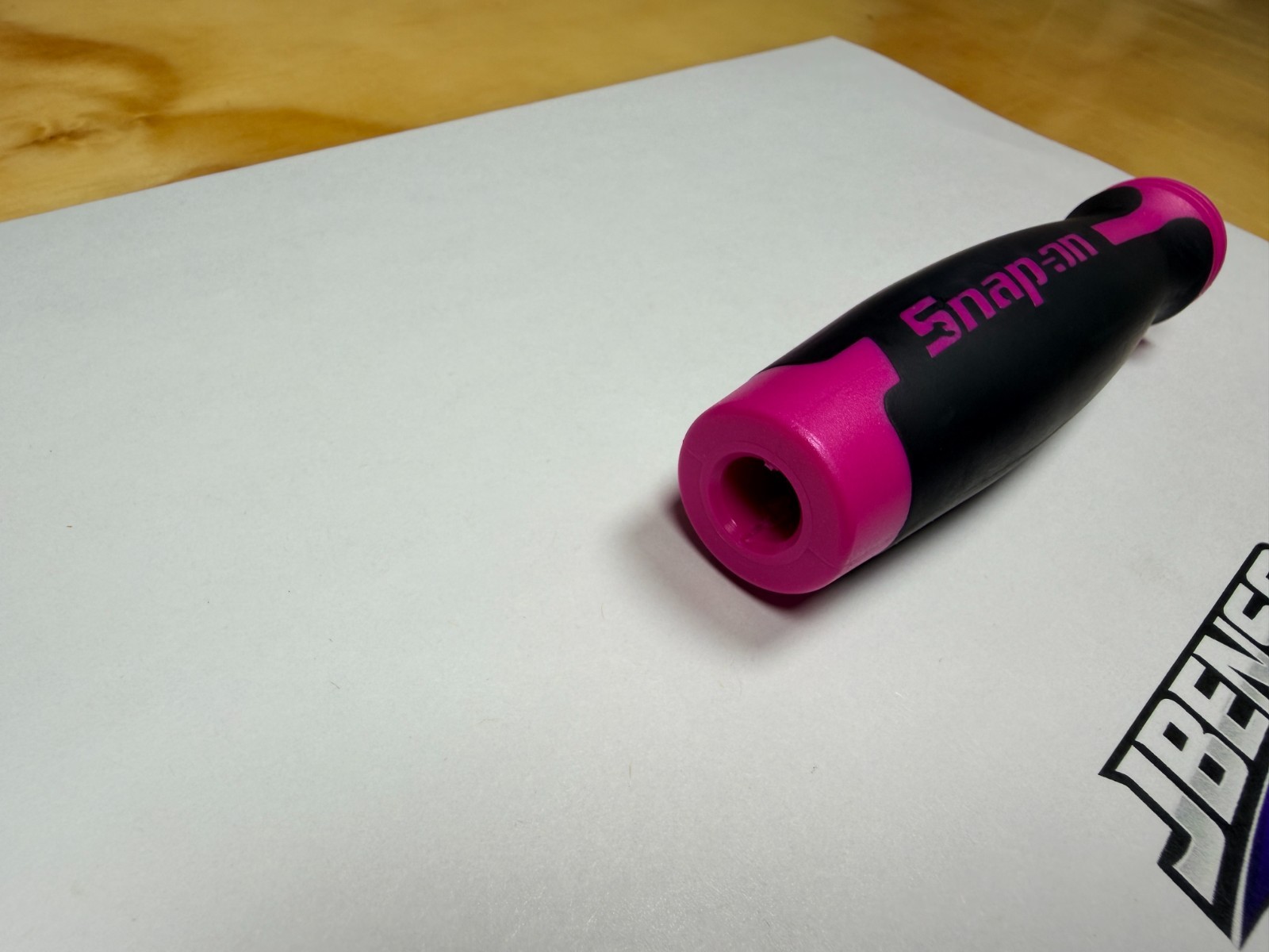 Snap-on Tools USA NEW RARE PINK CYNERGY 3/8″ Drive Replacement Ratchet Soft Grip