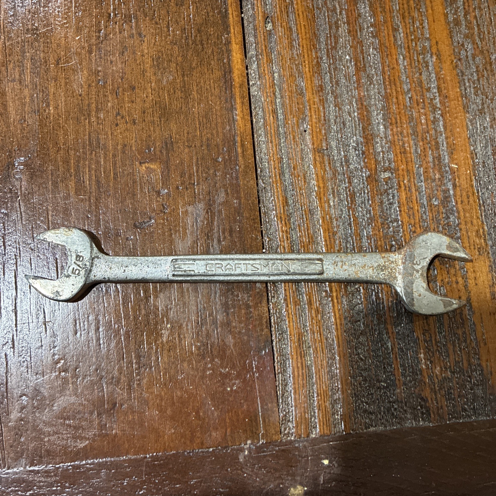 Vintage Craftsman 5/8″ X 3/4″ Wrench Early Pre- =V= Made in USA 🇺🇸