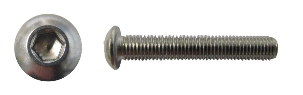 Screws Button Allen Stainless Steel 8mm x 35mm(Pitch 1.25mm) (Per 20)