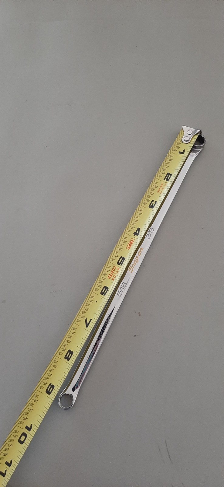 Snap-on 5/16″ x 3/8″ 12pt High-Performance Offset Box Wrench XDH1012B READ 606