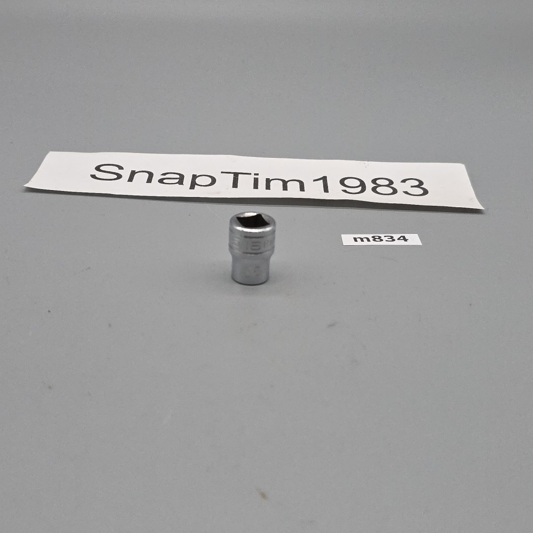 Snap on Tools F310 5/16″ SAE Double Square Shallow Socket 3/8″ Dr Chrome 8pt USA