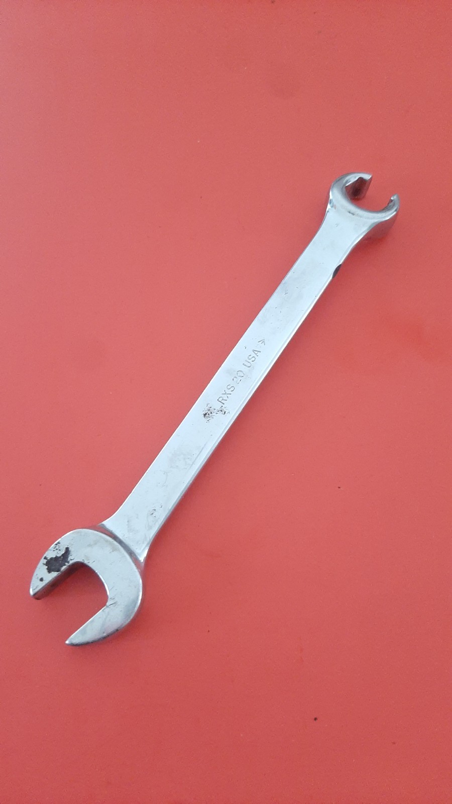 Snap-on Tools USA 5/8″ SAE Chrome Open End Flare Nut Wrench RXS20 6pt Point 602