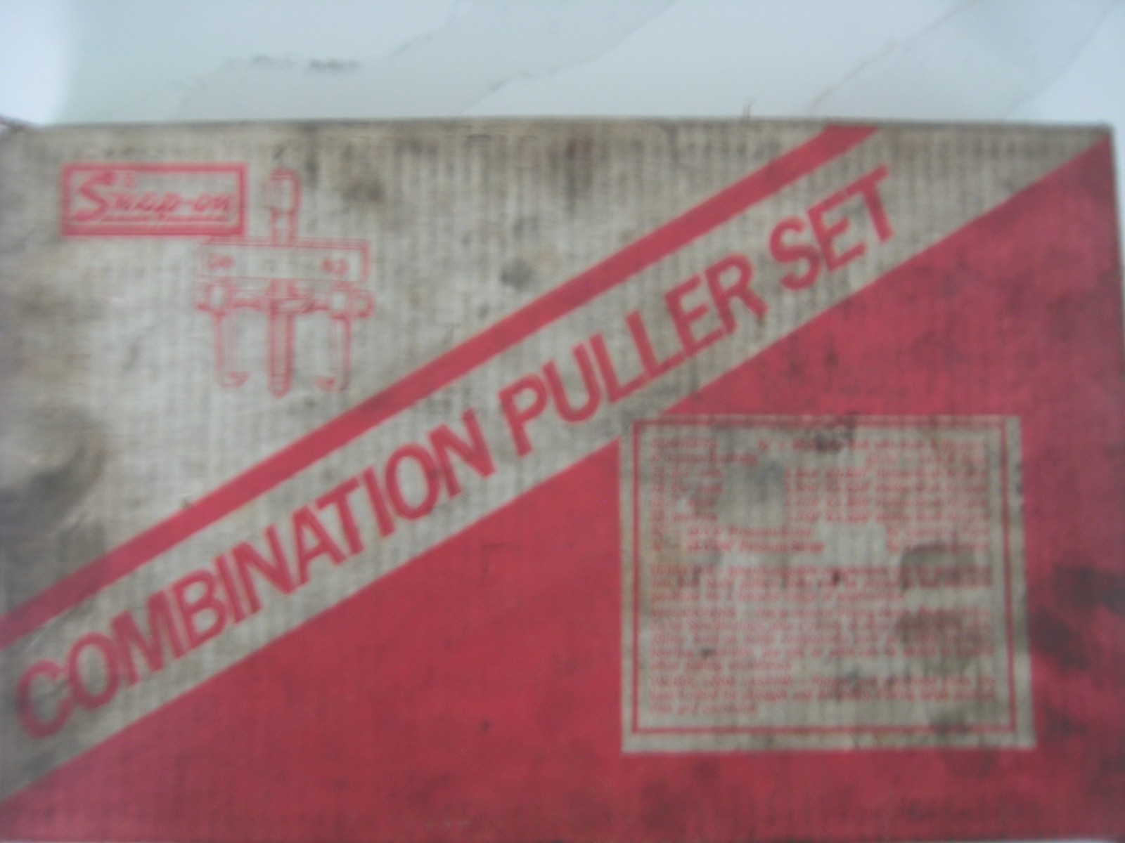 Snap On Tools USA CJ282B Combination Puller Set, All Original w/ Box