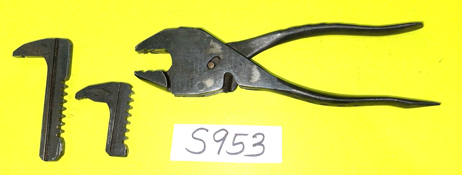 EIFEL TOOLS VINTAGE PLIERENCH & 2 EXTRA HEADS