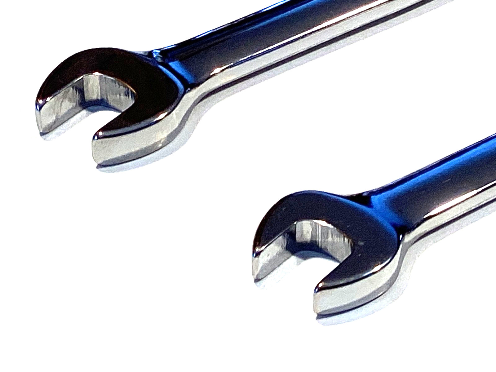 Snap On USA NEW 2 Piece 8MM 9MM Metric Add On Chrome Wrench Set OEXM80B OEXM90B