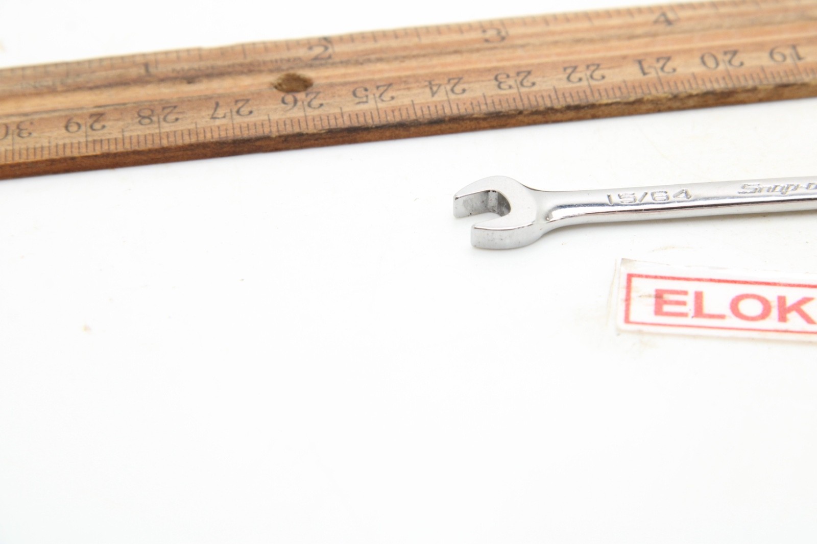 Snap-On DS1516A 15/64″ x 1/4″ SAE Chrome Open End Ignition Wrench USA