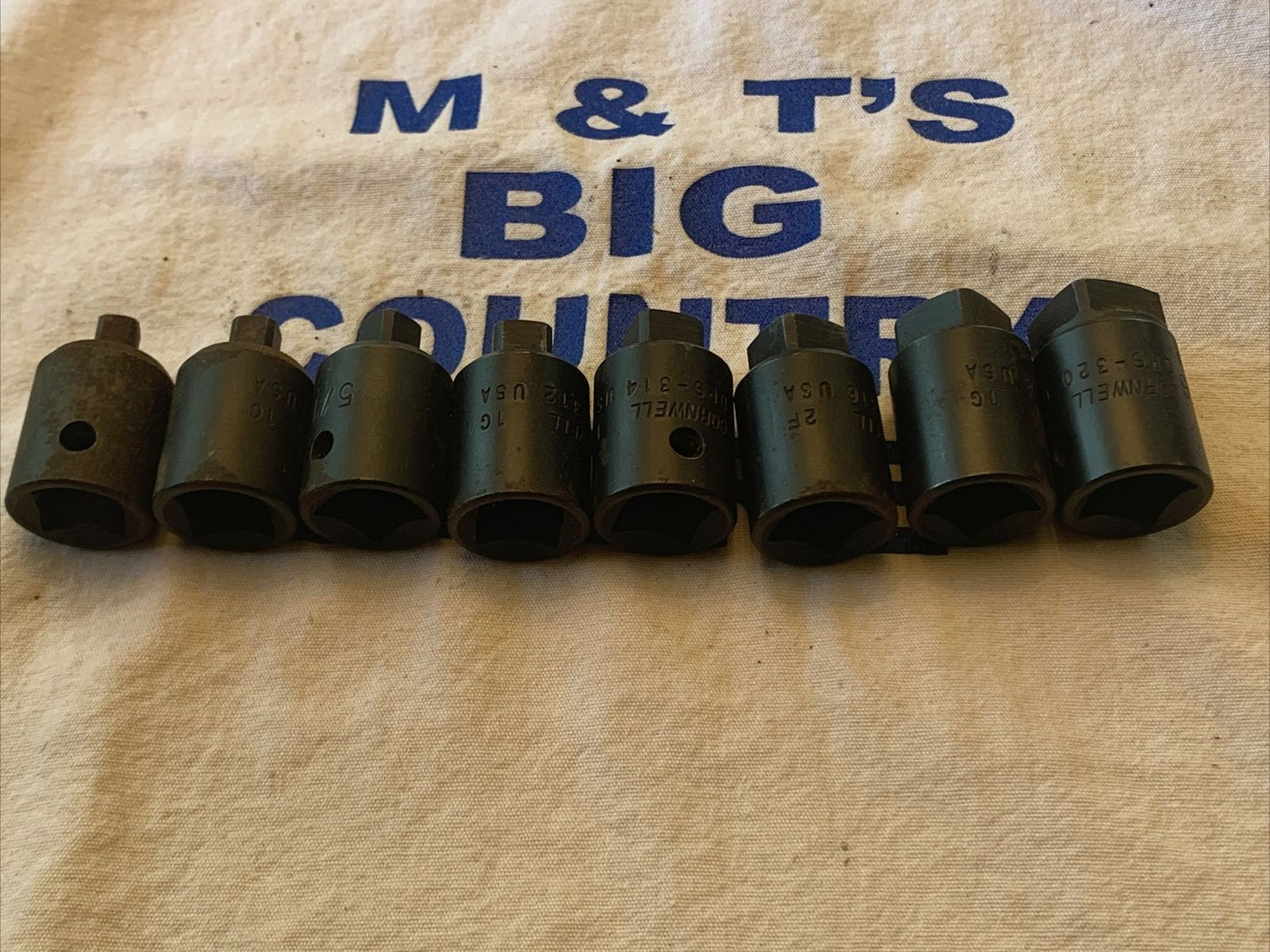 Cornwell 1/2″ Drive 8pc External Drain Pipe Plug Socket Set ( 1/4″ – 5/8″ )
