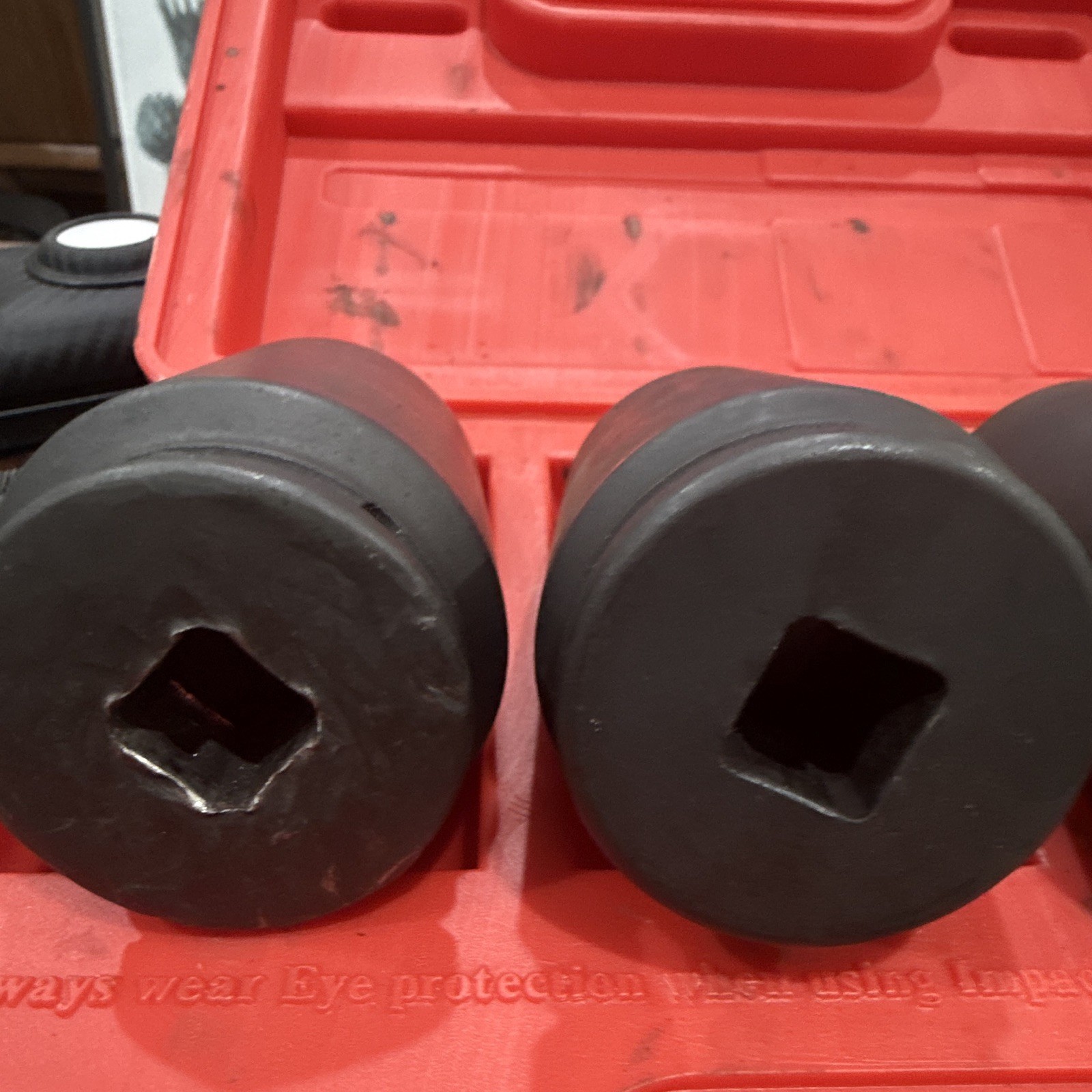 Sunex 2838 1/2″ Drive 4pc Metric Deep Spindle Nut Impact Socket Set