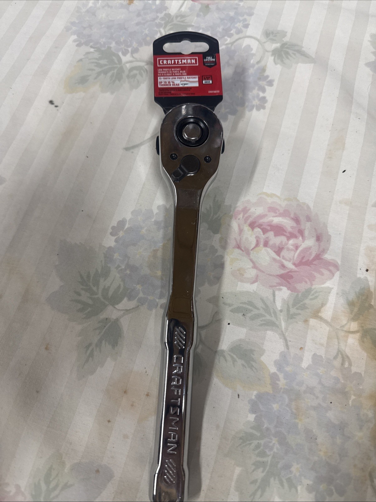 Craftsman CMMT86723 1/2″ Dr Chrome 72 Tooth Quick Release Ratchet New