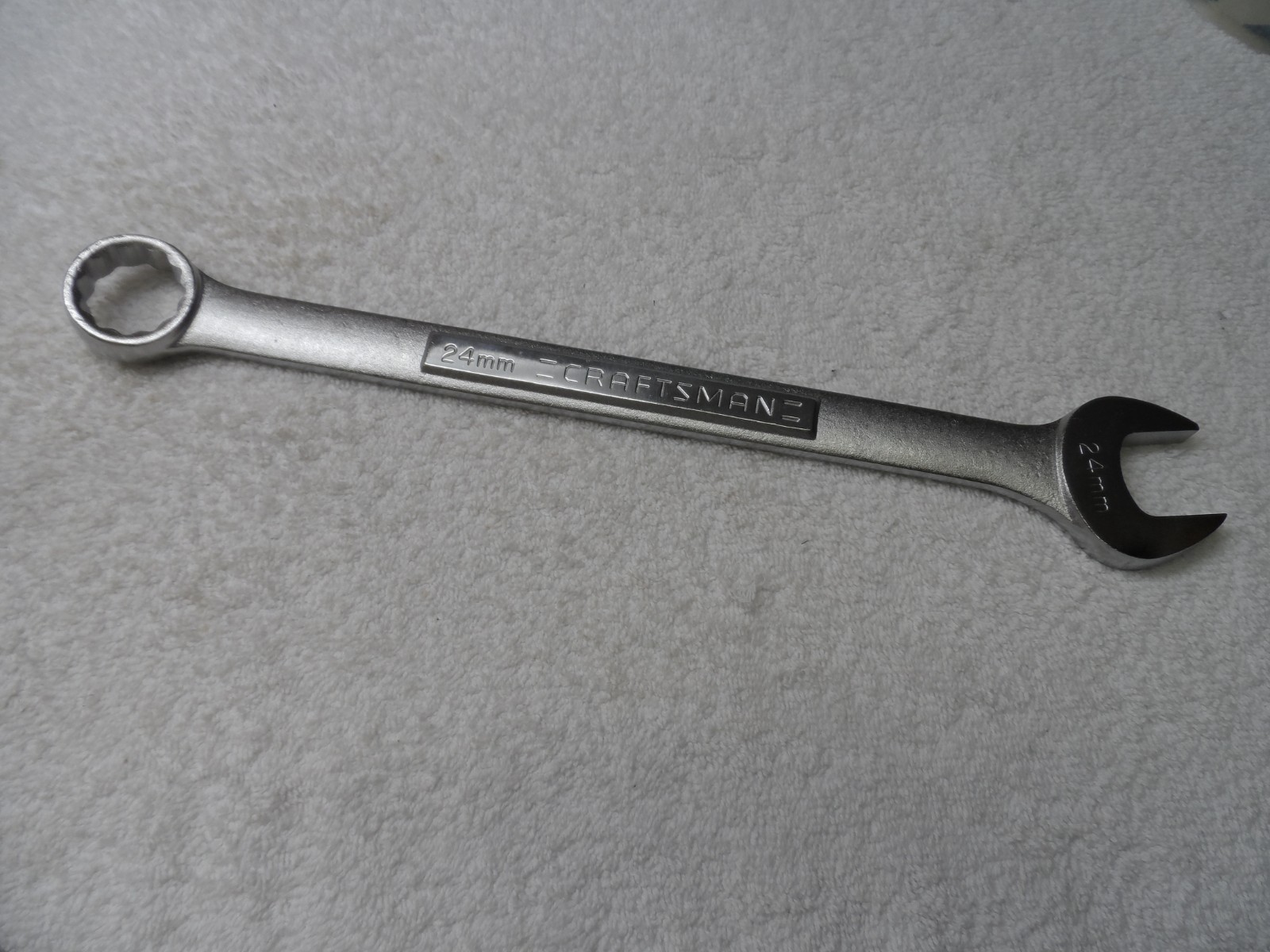 Craftsman Metric MM Combination Wrench, 12pt, 24mm – Part # 42923 A-AE