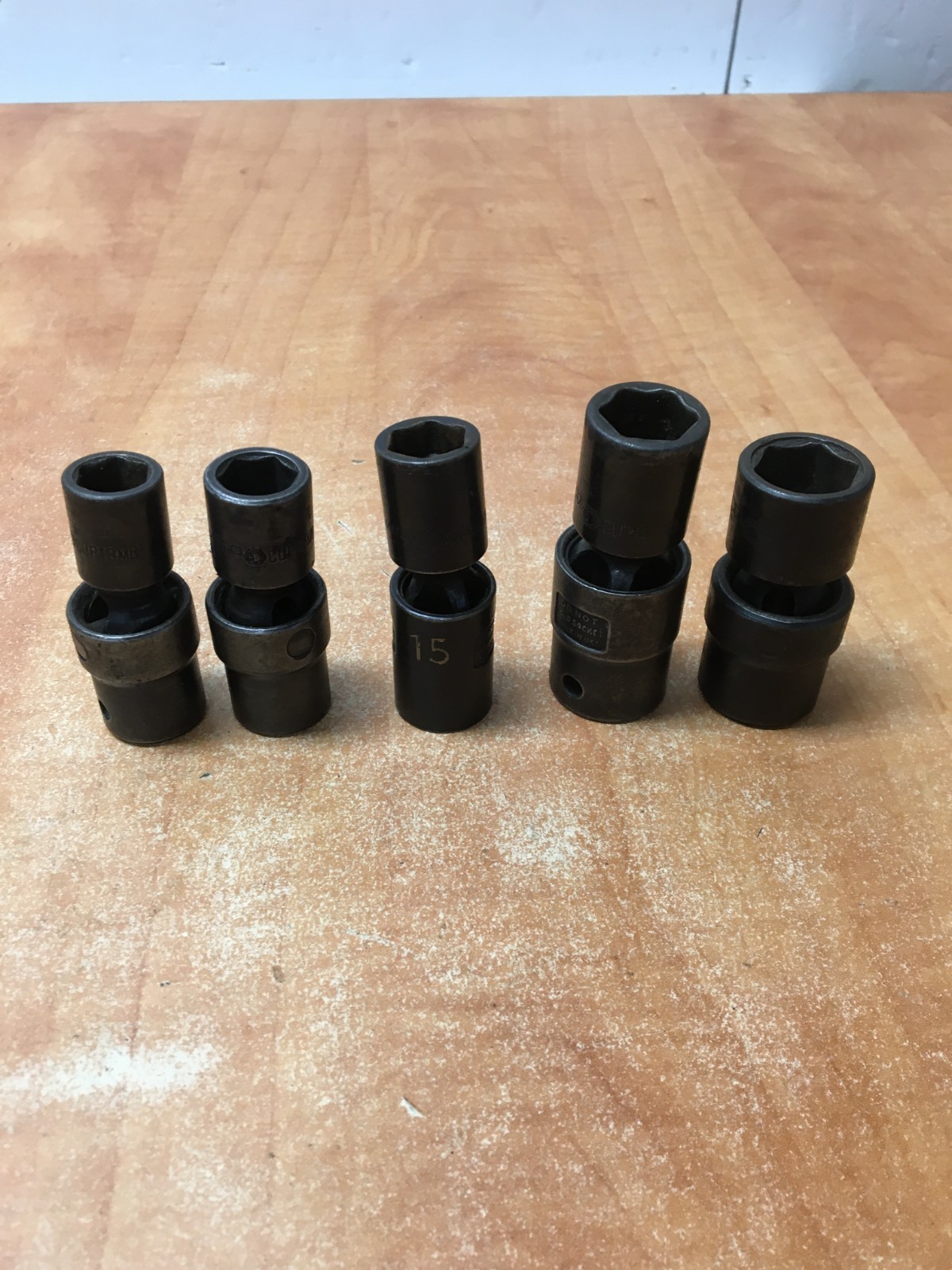 Matco 5 pc 6 Point 1/2″ Drive Swivel Impact Socket Set Metric 13 14 15 17 19mm