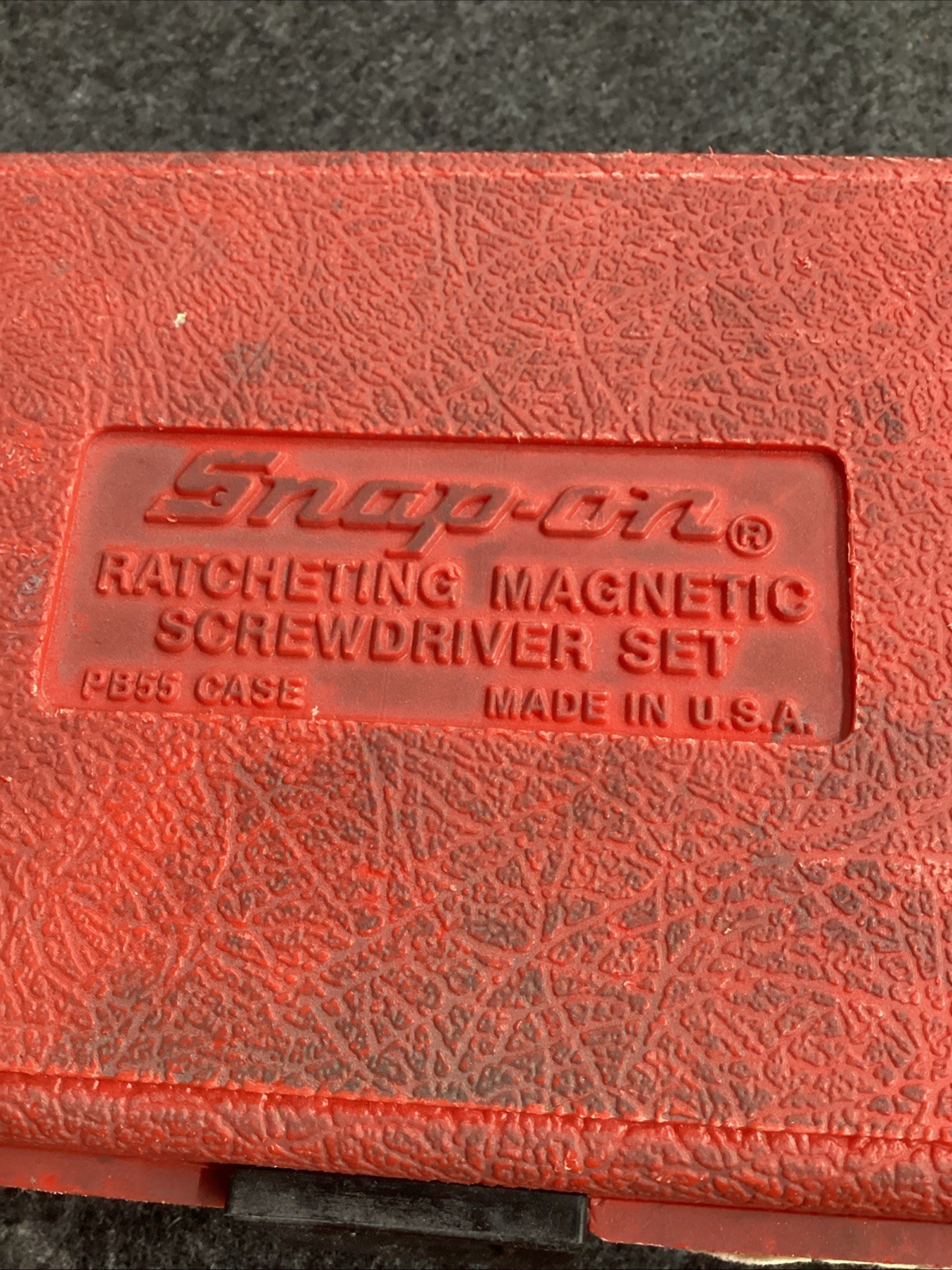 Snap On Ratcheting Screwdriver Set CASE SSDMR230 CASE ONLY