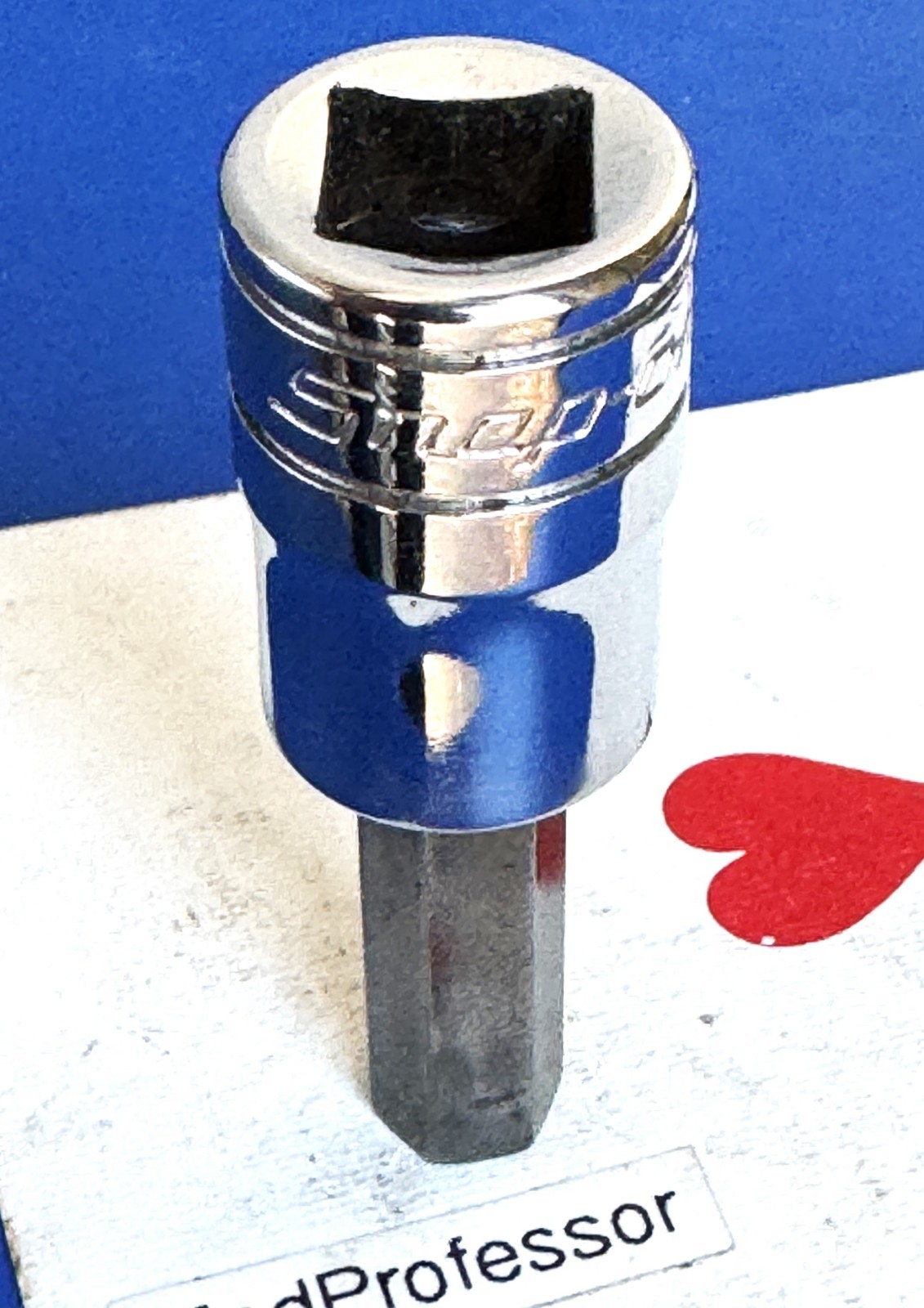 Snap-on Tools SA 3/8″ drive SAE 7/32″ Hex Driver Socket wrench FA10E New Bit
