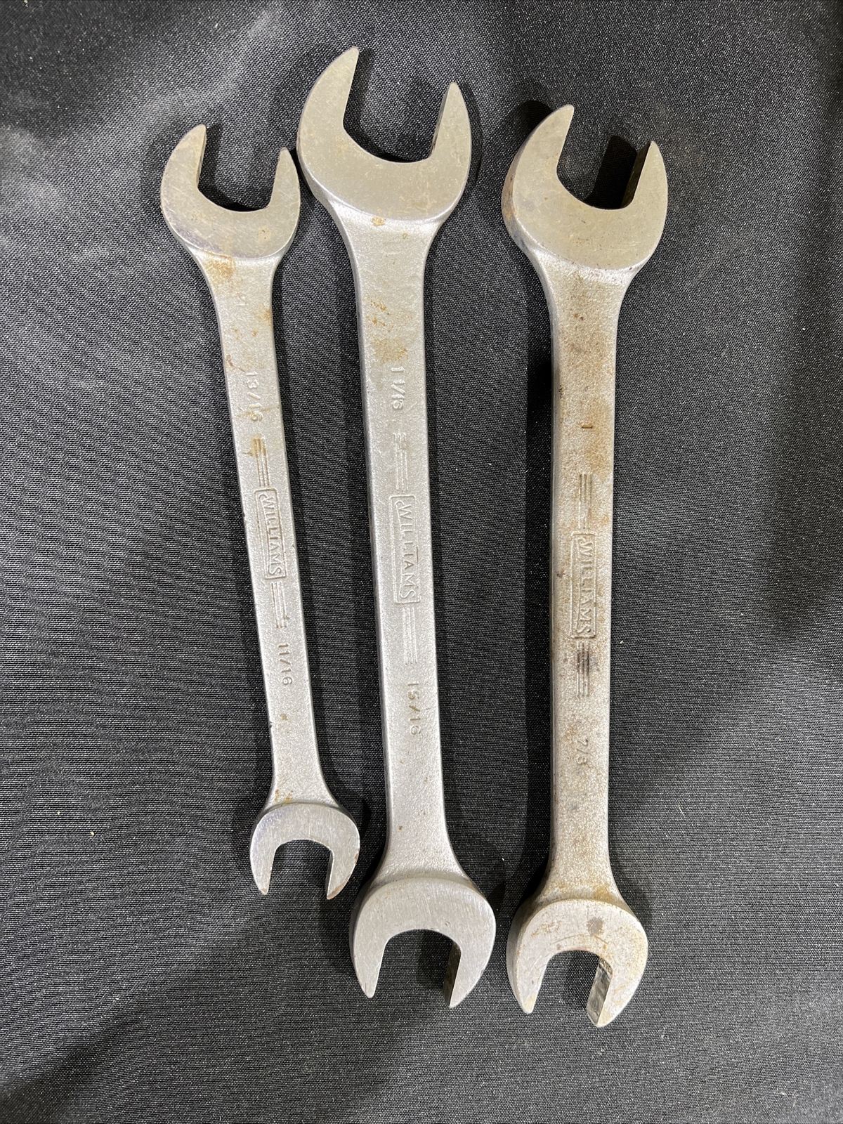 Vintage Williams Superrench Lot of 3 Wrenches 1733 1034A 1029C