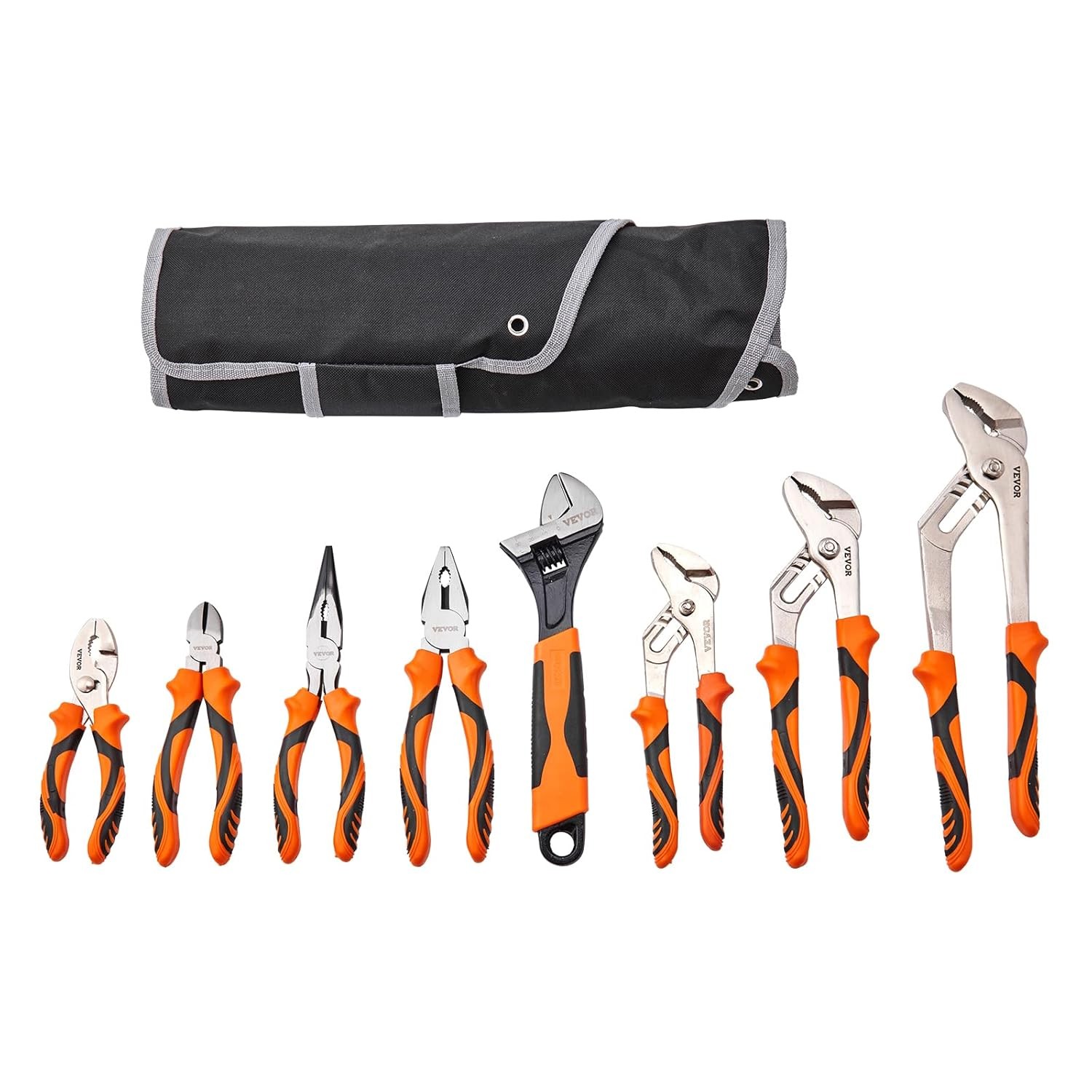 VEVOR 8-Piece Pliers Set, High Carbon Steel – 12″, «10», 8-PCS, Multicolor