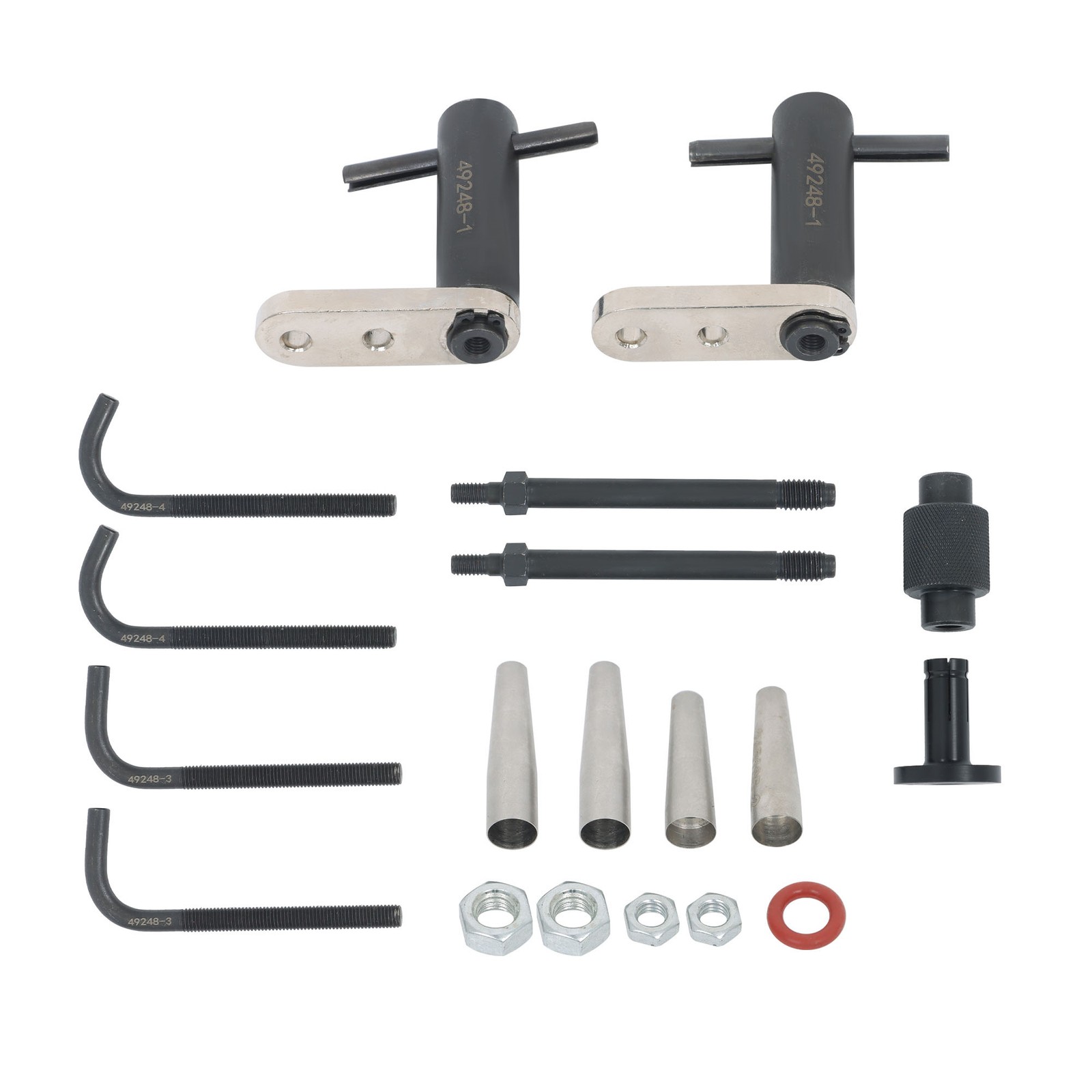 1 Set 6706 Fuel Injector Rail Assembly Remover & GM245 Fuel Injector Seals Tools