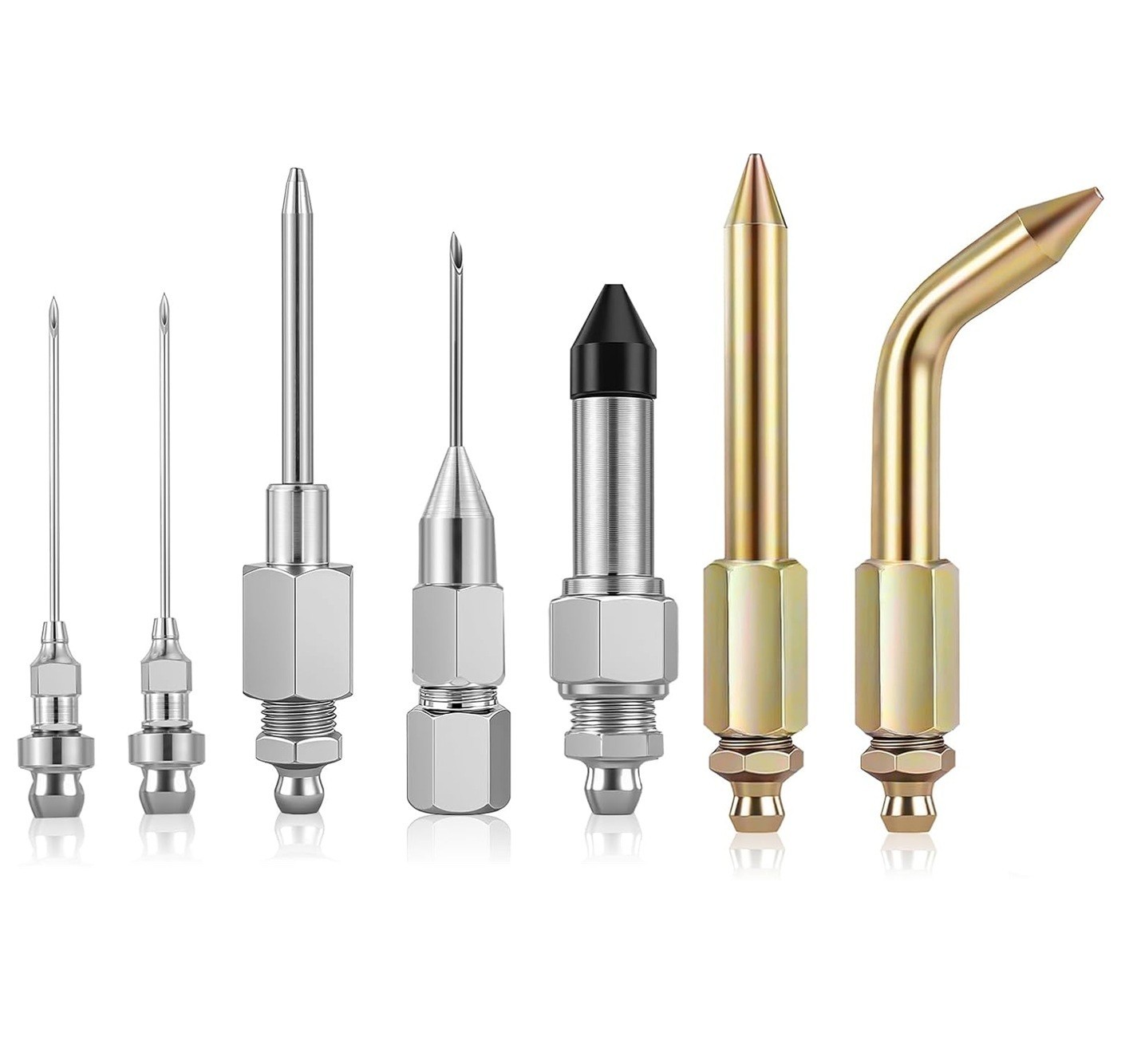 7pc Grease Fitting Needle Set for Automotive for hvac and Machinery For