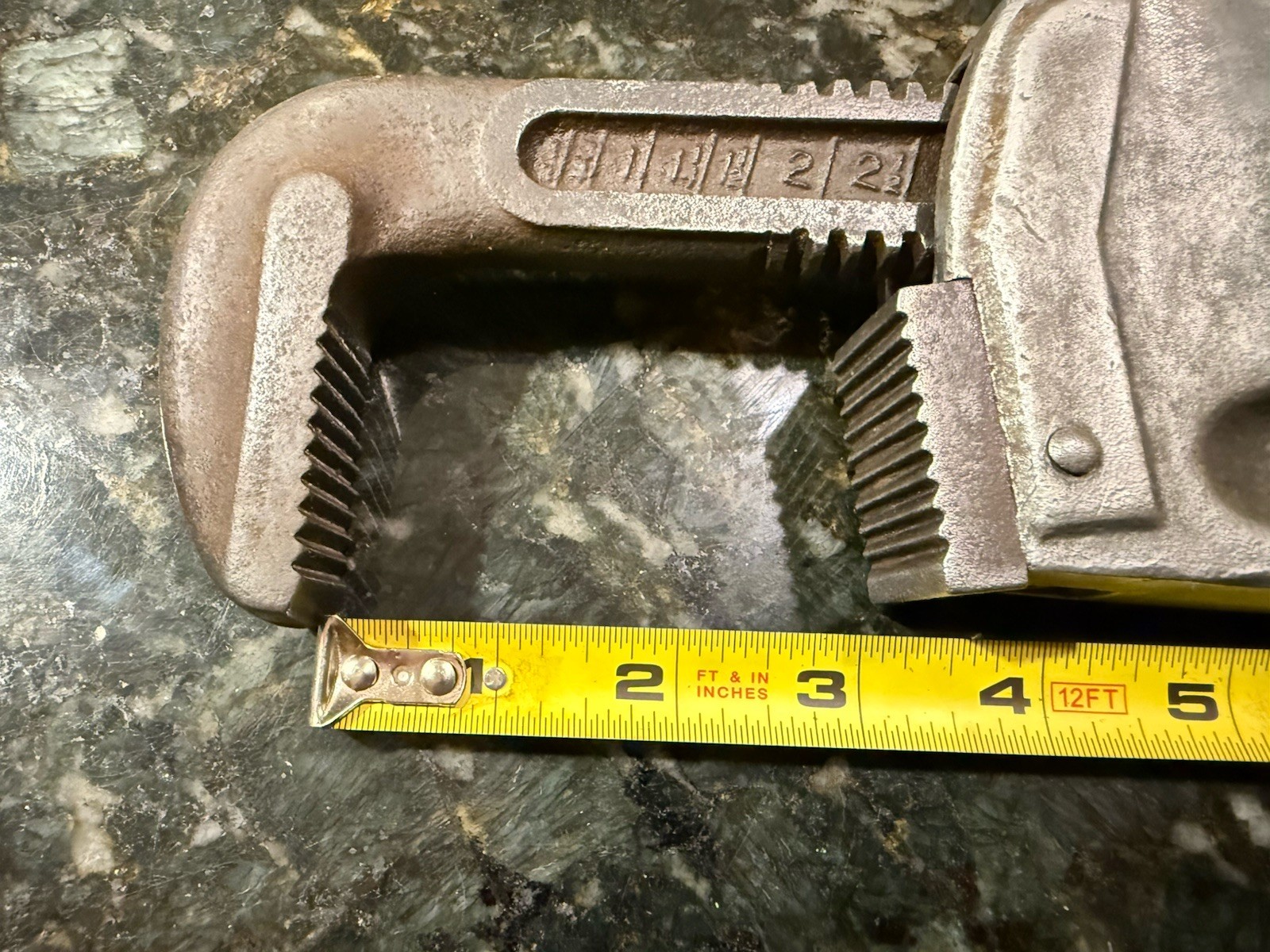 Ridgid 818 18″ Aluminum Heavy Duty Pipe Wrench Ridge Tool Co. Elyria Ohio USA