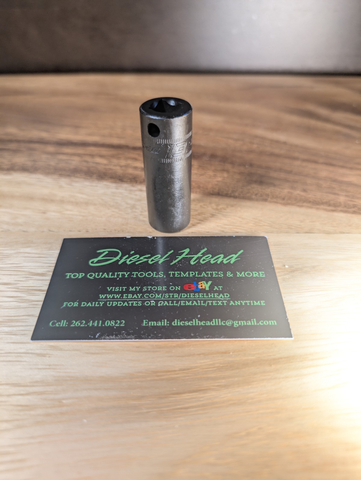 *NEW* Snap On Tools SIMFM13 3/8″ 13mm Dr 6 Pt Metric DEEP Impact Socket