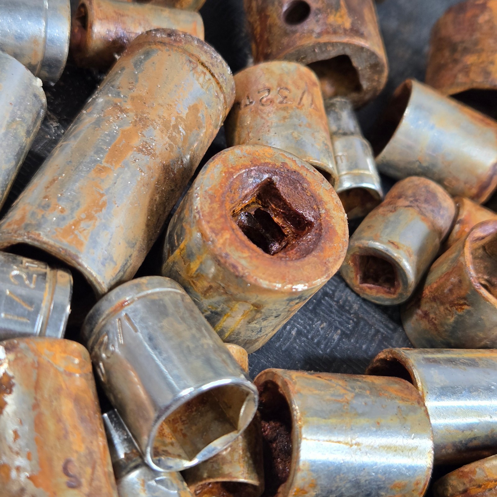 Bulk Socket Lot, 5+ lbs, Assorted Sizes, Taiwan Made, Mixed SAE & Metric Huge