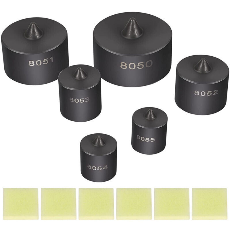 6Pcs 8056 Shaft Protector Kit For use with Fan Blade, Gear and Bearing Pullers