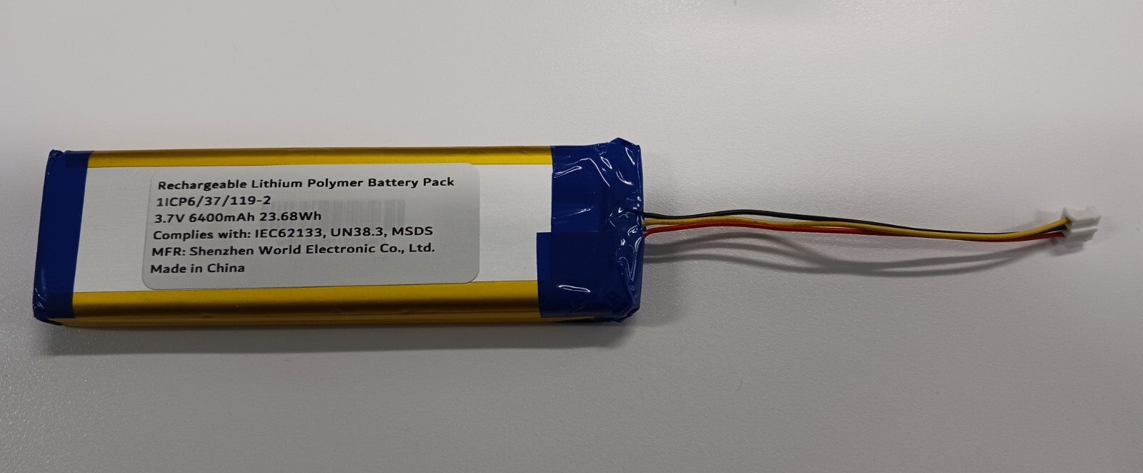 LiPo 6400mAh 3.7V OEM Replacement Battery for Fluke DS701/DS703