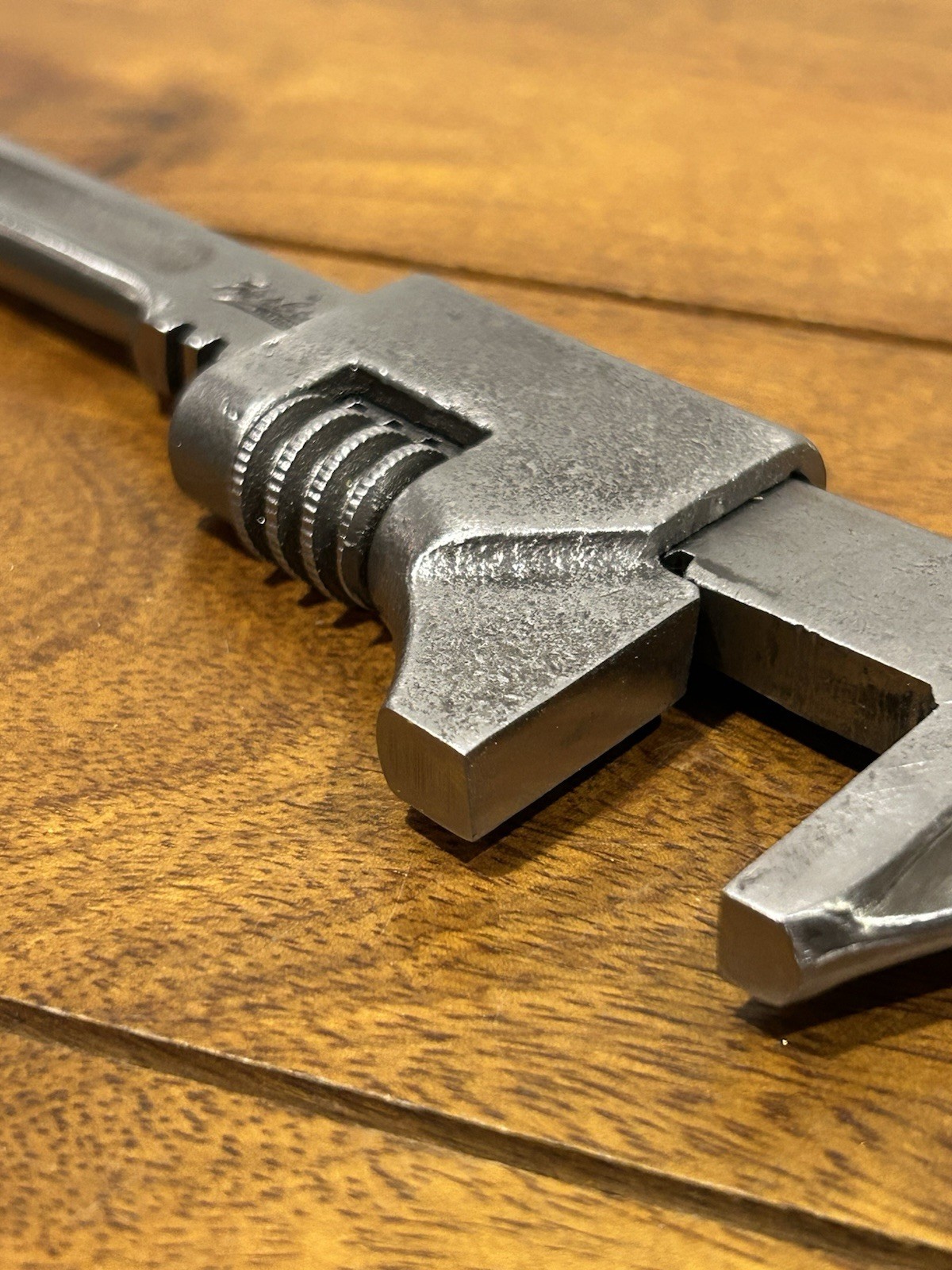 Vintage Herbrand 7” Adjustable Auto Pipe Monkey Wrench & Ball Peen Pein Hammer