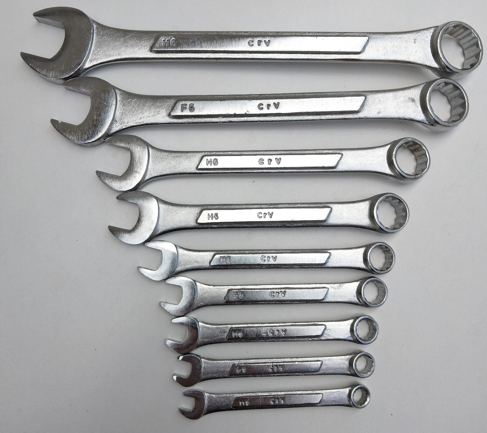 Pittsburgh Set Of 9 Metric Wrenches 19,17,14,10,9,8,7,6 / Lost:18,16,15,13,12,11