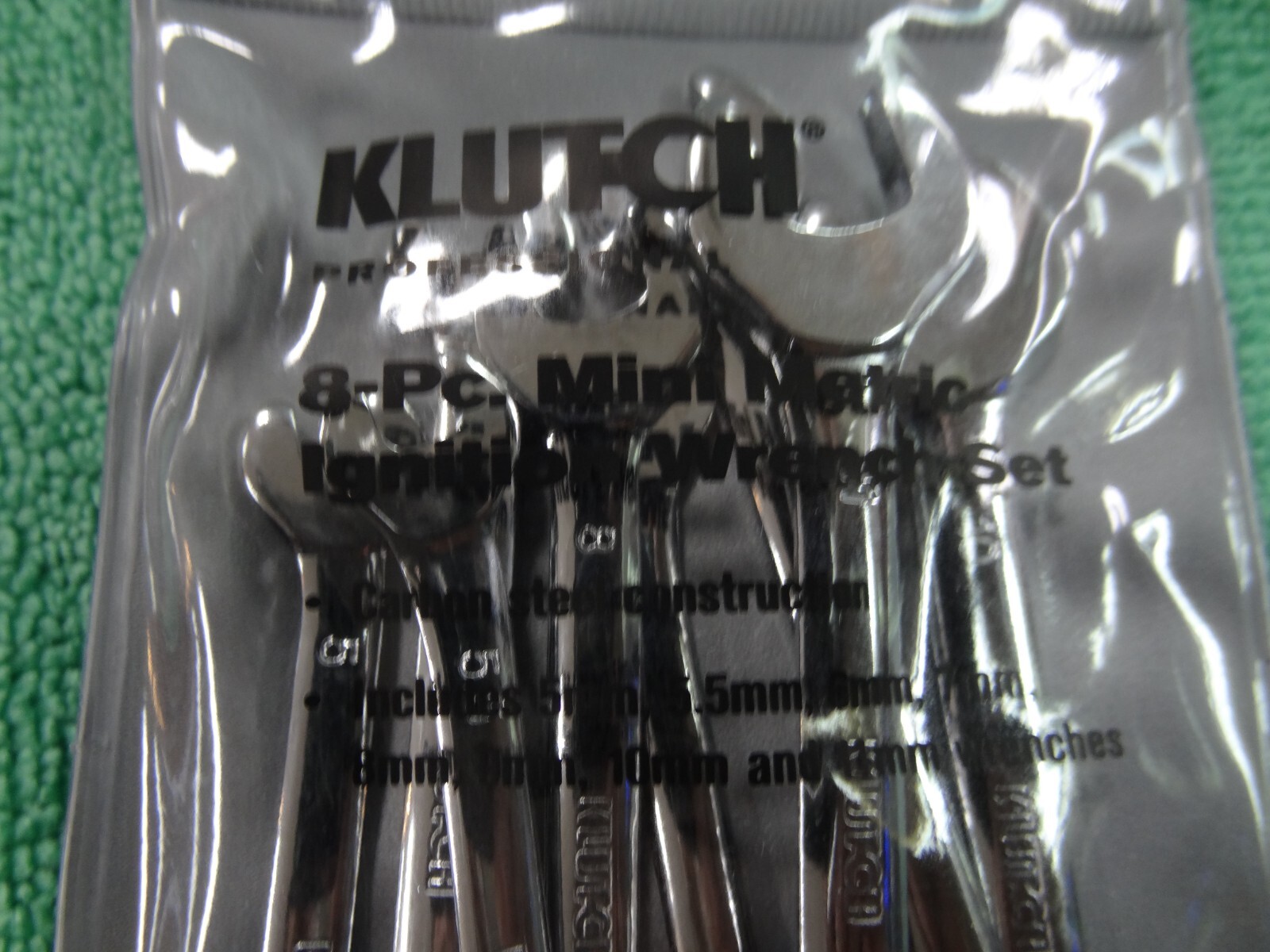 NEW Klutch 8-Pc. Mini Metric Ignition Wrench Set Small Mini Set -35940