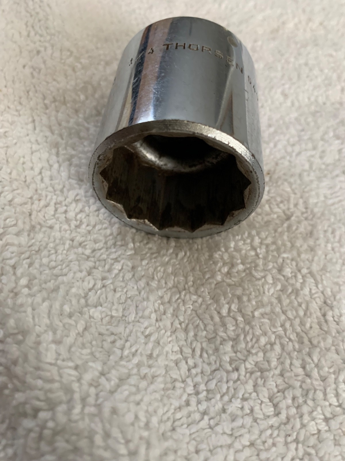 Thorsen 540, 1-1/4 In SAE 1/2” drive 12 Point socket Vintage