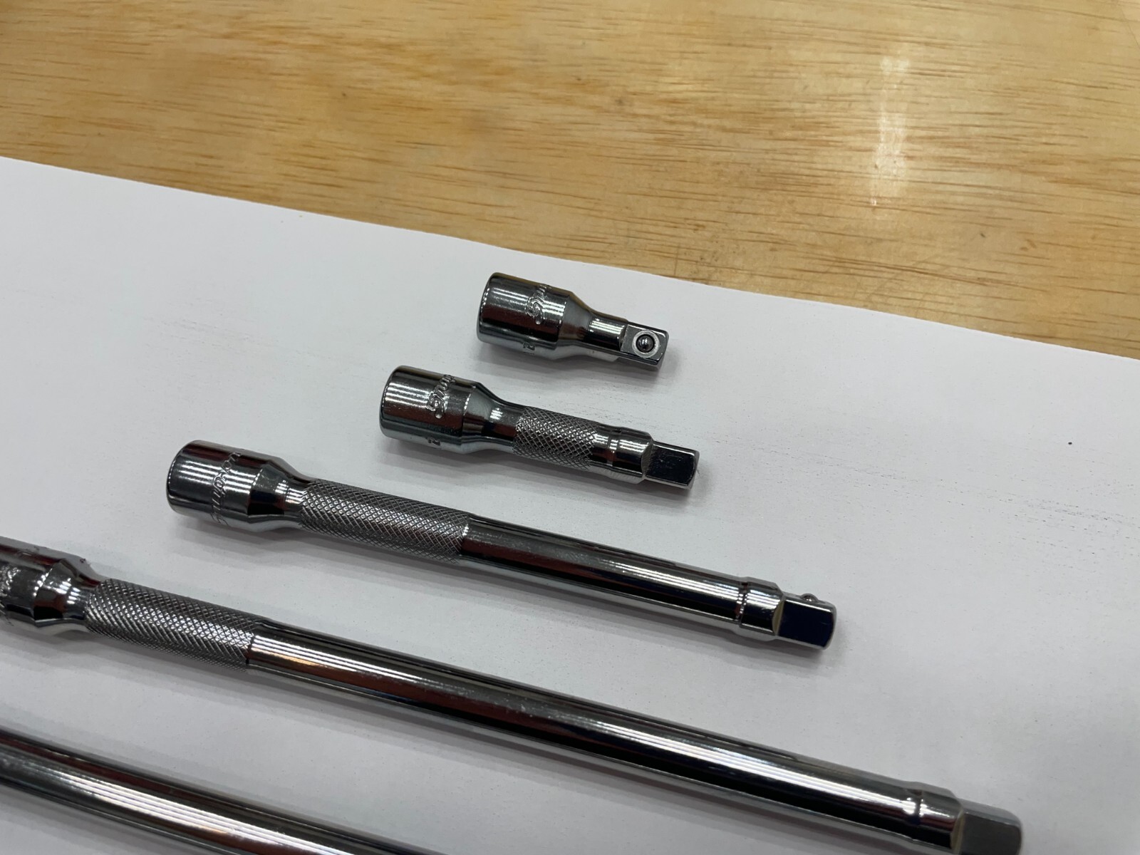 Snap-On Tools USA NEW 6pc 1/4″ Drive Chrome Knurled Socket Extension Set 106BTMX
