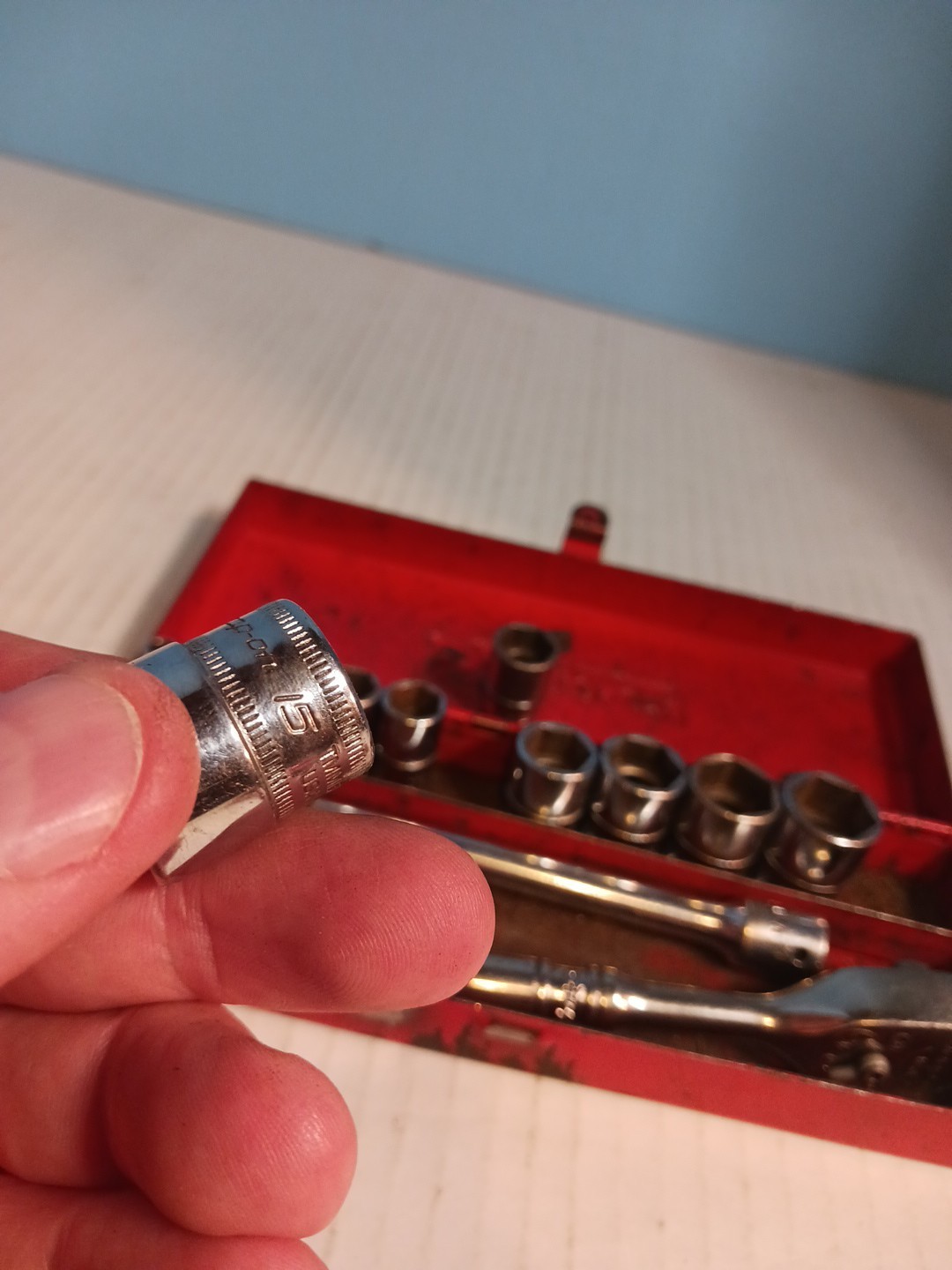 Snap-on 15 Piece 1/4” Drive 6-point Metric Starter Set. With Extras.