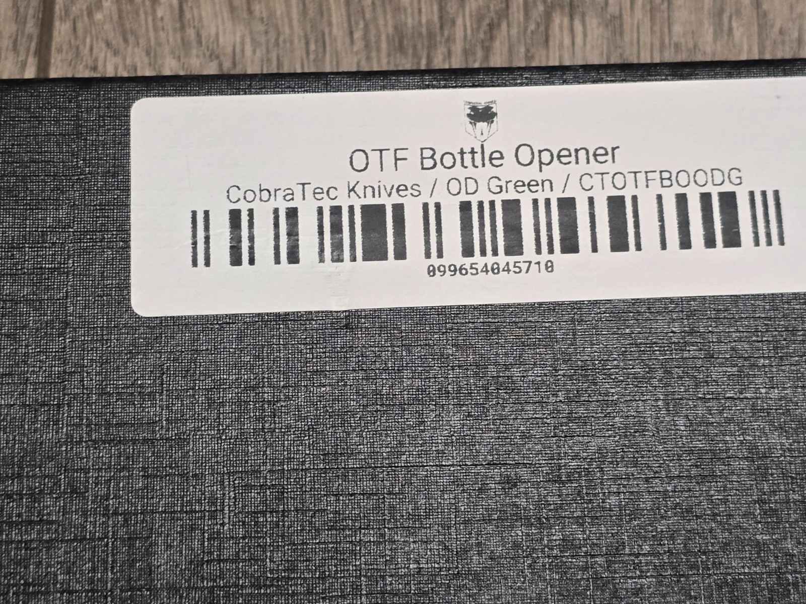 Cobratec OTF Bottle Opener w/ Pocket Clip, GREEN #CTOTFBOODG