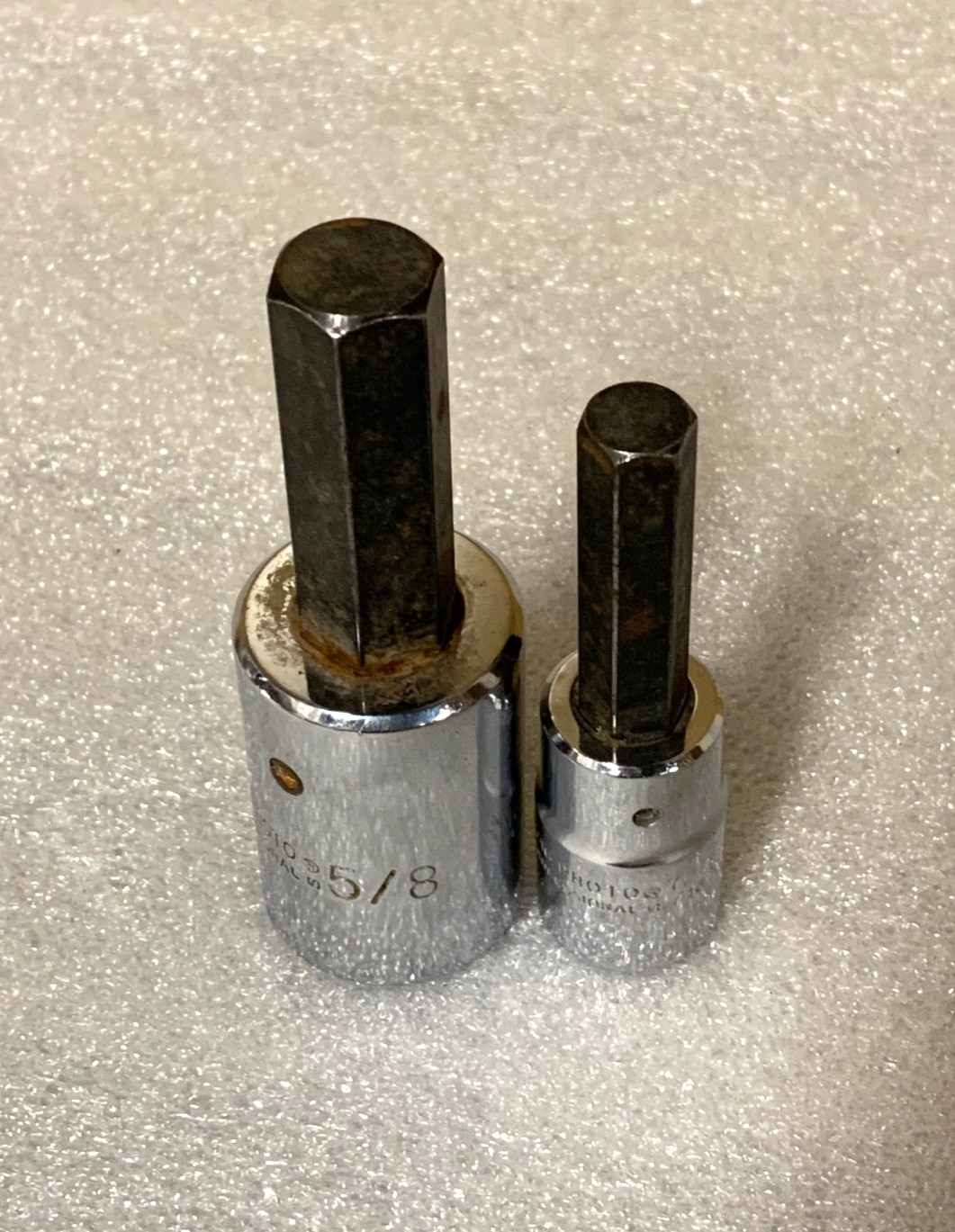Proto Professional 5441-5/8 , 5/8″, & 5441-7/16, SAE 7/16″ Hex Bit Socket, 1/2″