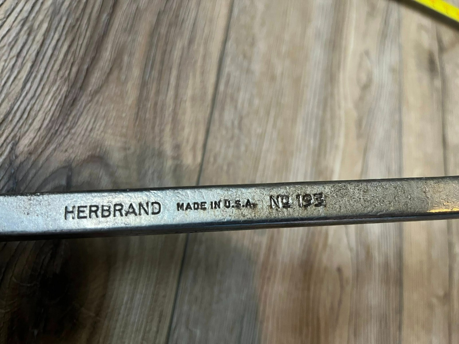 Vintage Herbrand Tools Square Drain Plug Multi Wrench, No. 193