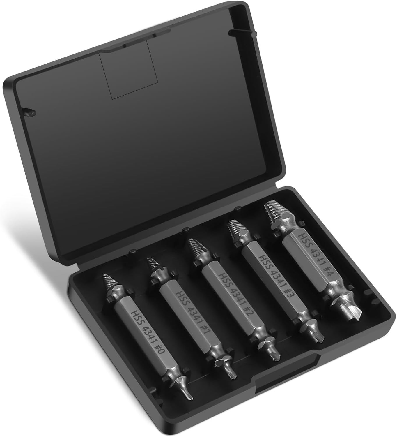 Industrial Grey Finish Screw Extractor Set