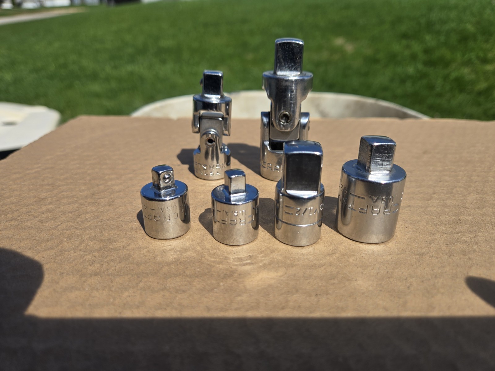 Craftsman Reducers & Swivels 1/4″ 3/8″ 1/2″ Made in The USA 6 Pieces