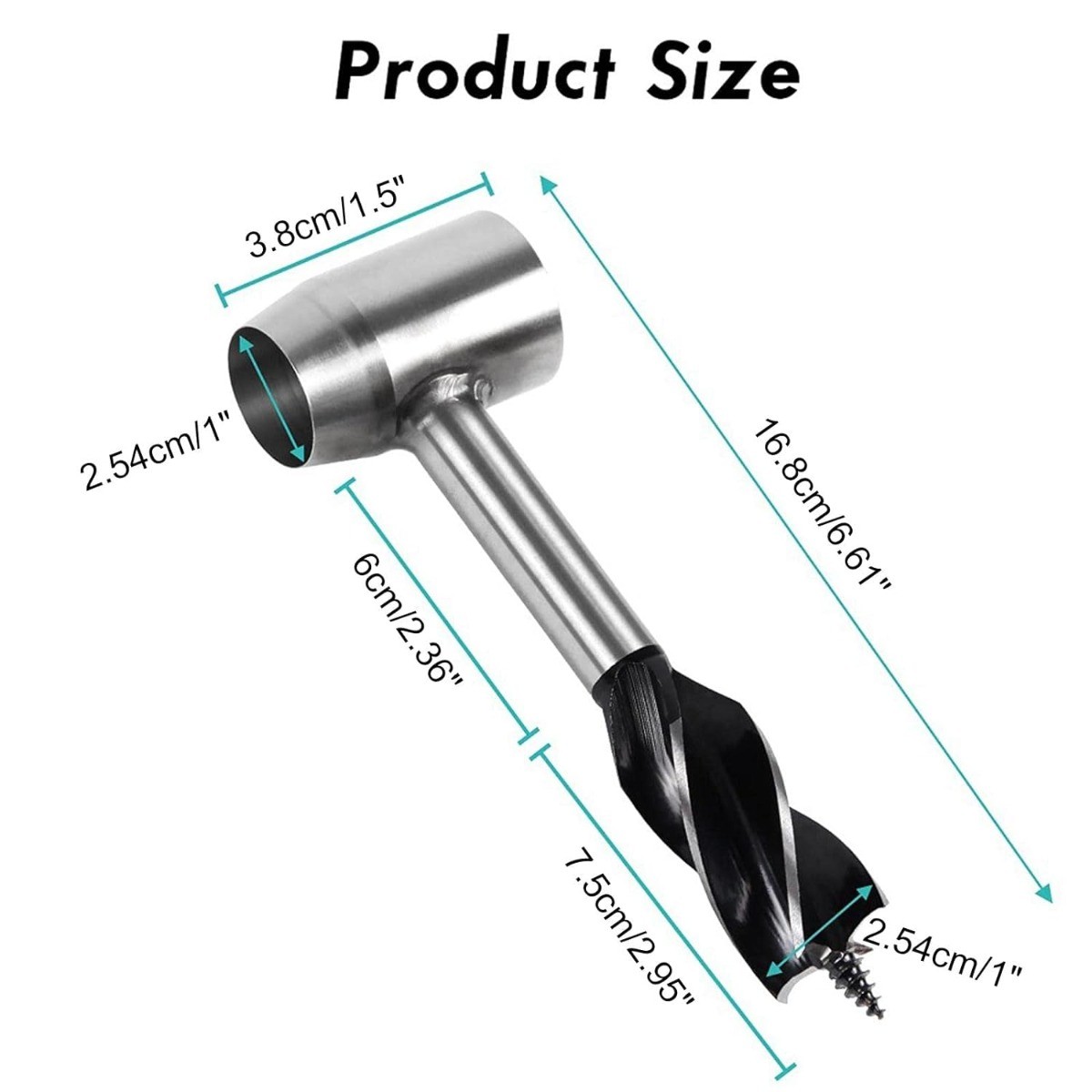 Survival Tools For Bushcraft Settlers Wrench adhesive Eye Auger Drill Bit