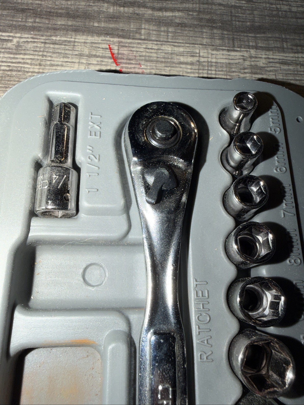 Sears Craftsman 11pc Metric 1/4″ Drive Socket Wrench Set 34861 USA 5-13mm