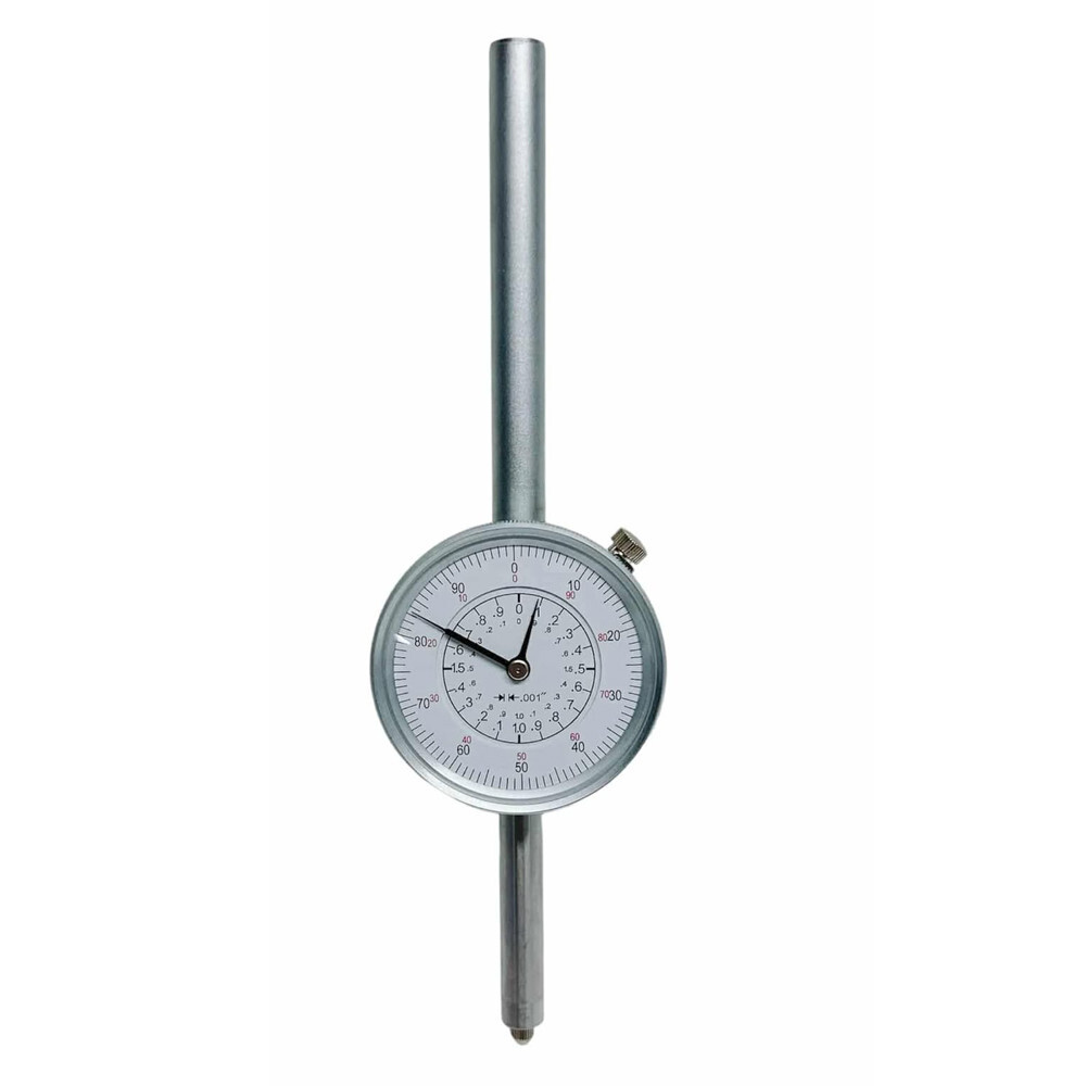 2″/0.001″ Dial Indicator Carbide Anvil AGD Spec, Satin Chrome Finish, AGD specs.