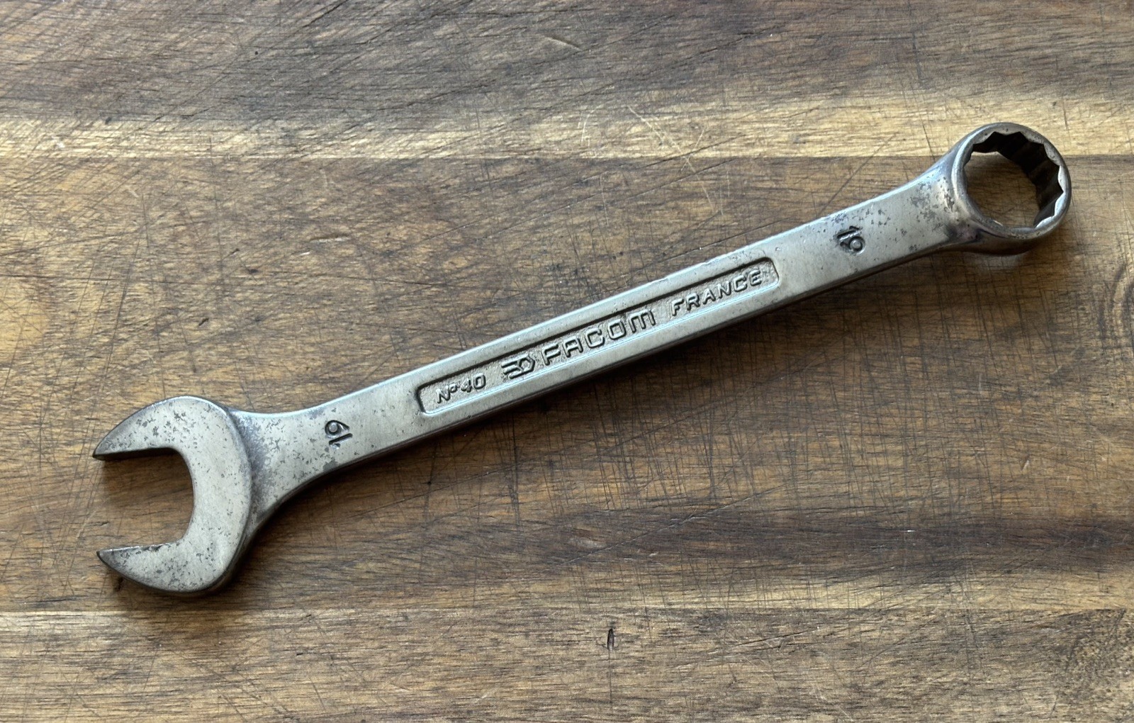 FACOM No40 Series – 19mm metric – Combination Spanner, Quality Made In France