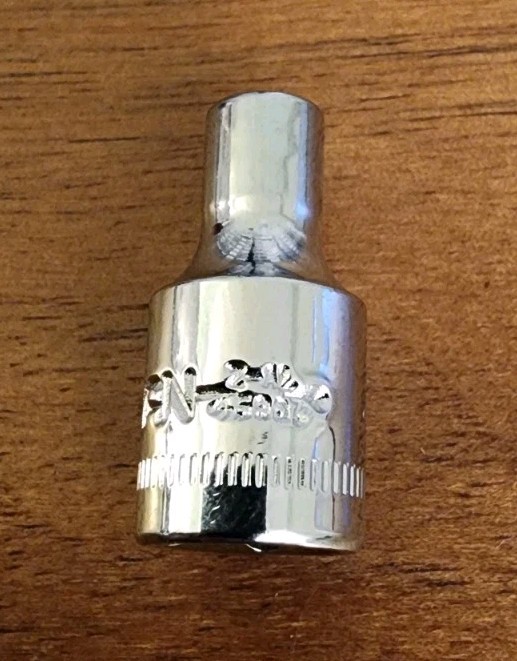 Craftsman 5mm Socket 6 Point 1/4″ Drive Z-AL 45909 Easy Read (Etched & Stamped)