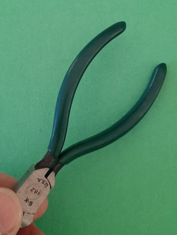 NOS NEW SK Tools 182 Precision End Cutter Nippers Pliers Wire Snips S-K 1O