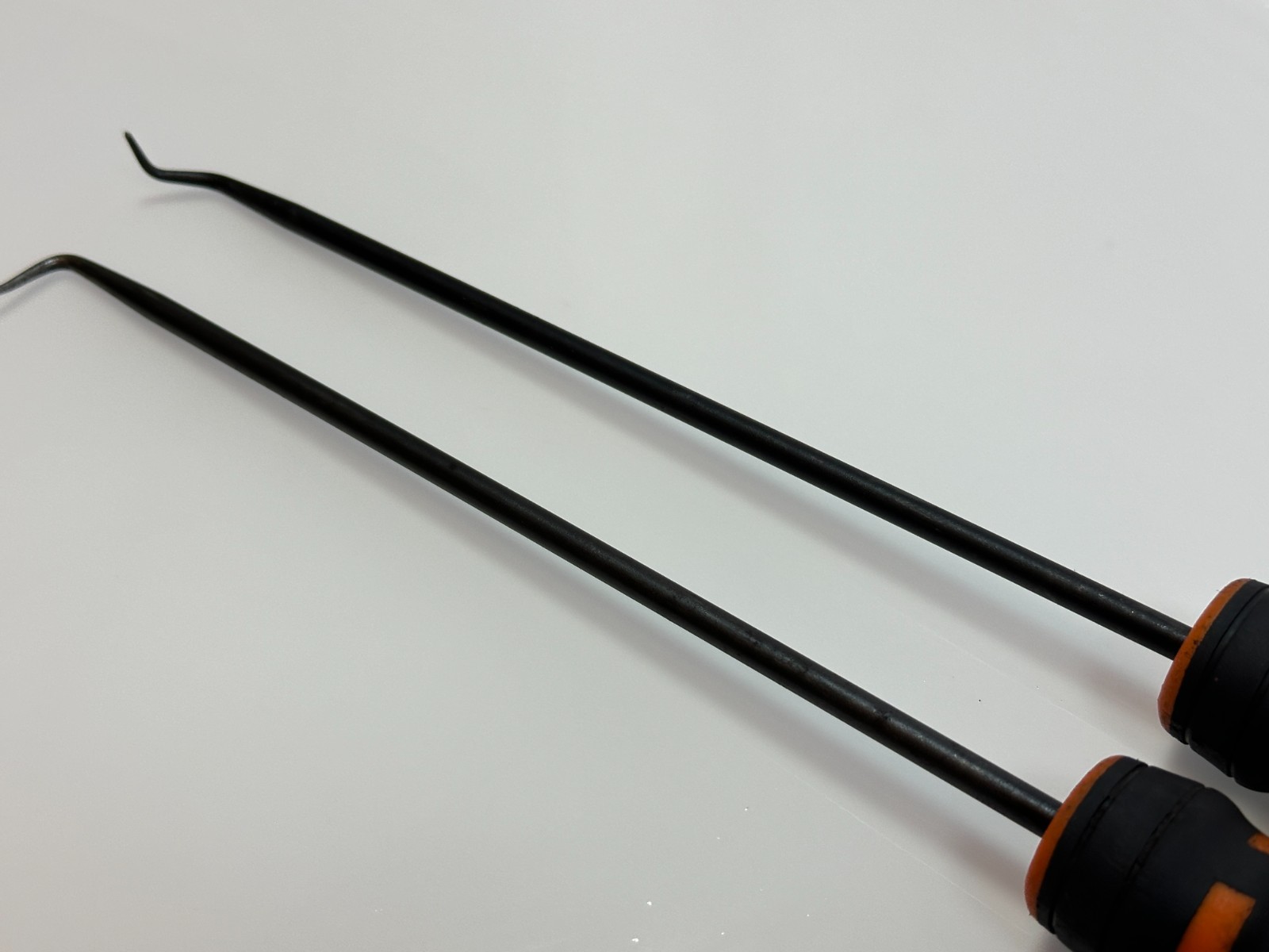 🇺🇸MAC Tools 2pc Long Pick ORANGE Set Pair, PSL22DO 90° & PSL23DO Compound-Bend