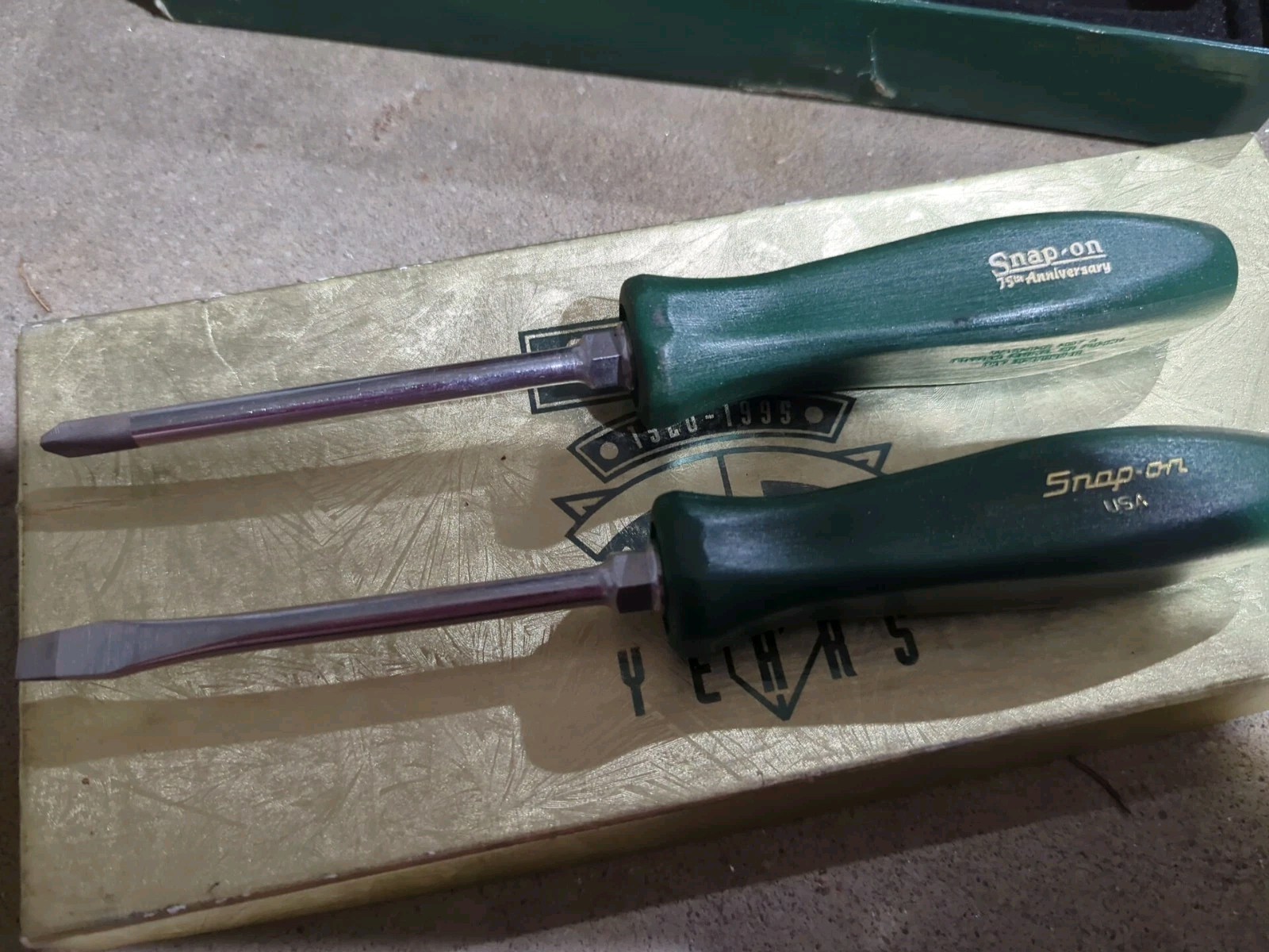 RARE Snap-on Tools 75th Anniversary Hard Grip Screwdriver Set SDS2ANV – Open Box