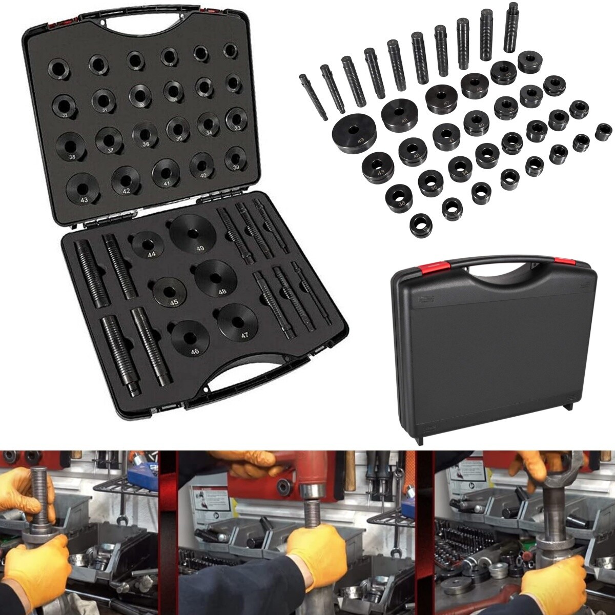 T-0220-39 Master Bushing Driver Set Installer Remover Tool Fits Chrysler GM Ford