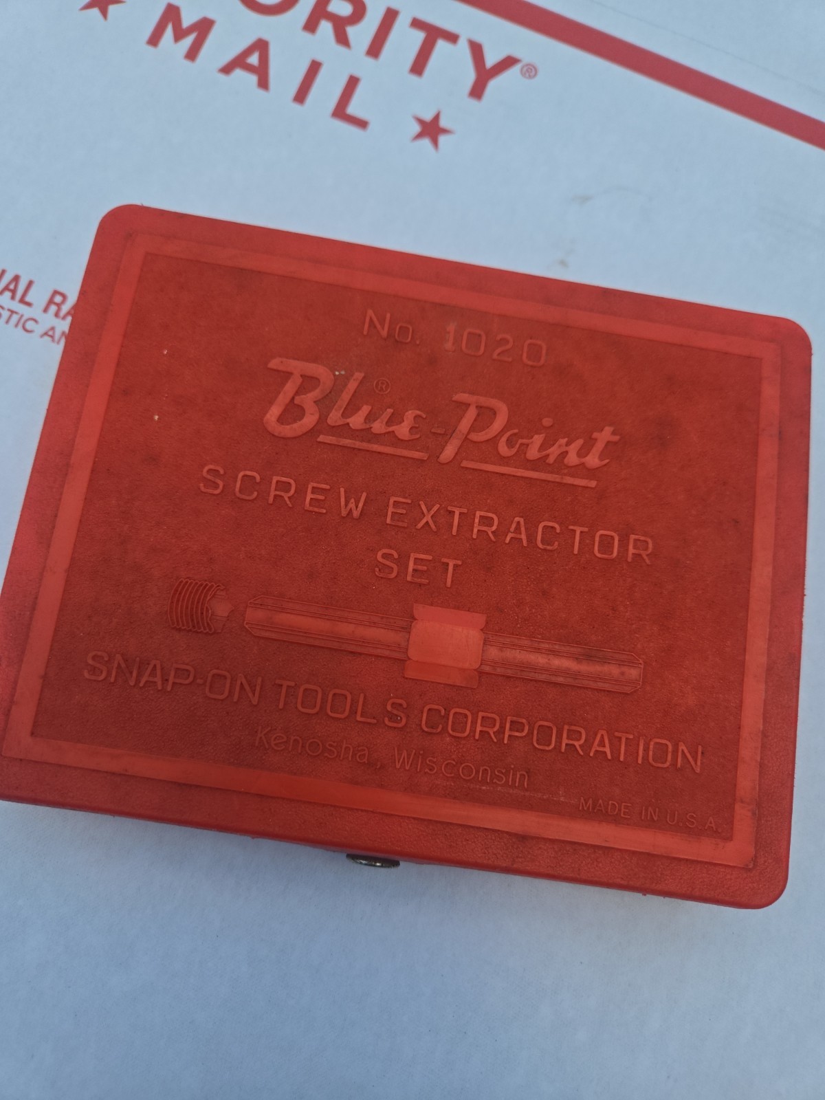 BLUE POINT No. 1020 Screw Extractor Set, MISSING PIECES, PARTIAL SET, AS IS