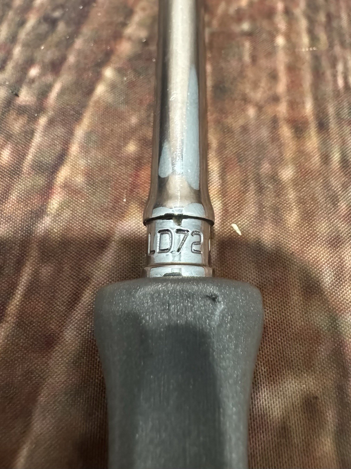 Snap On THLLD72 1/4in. Drive Hard-Grip Long Fixed Ratchet