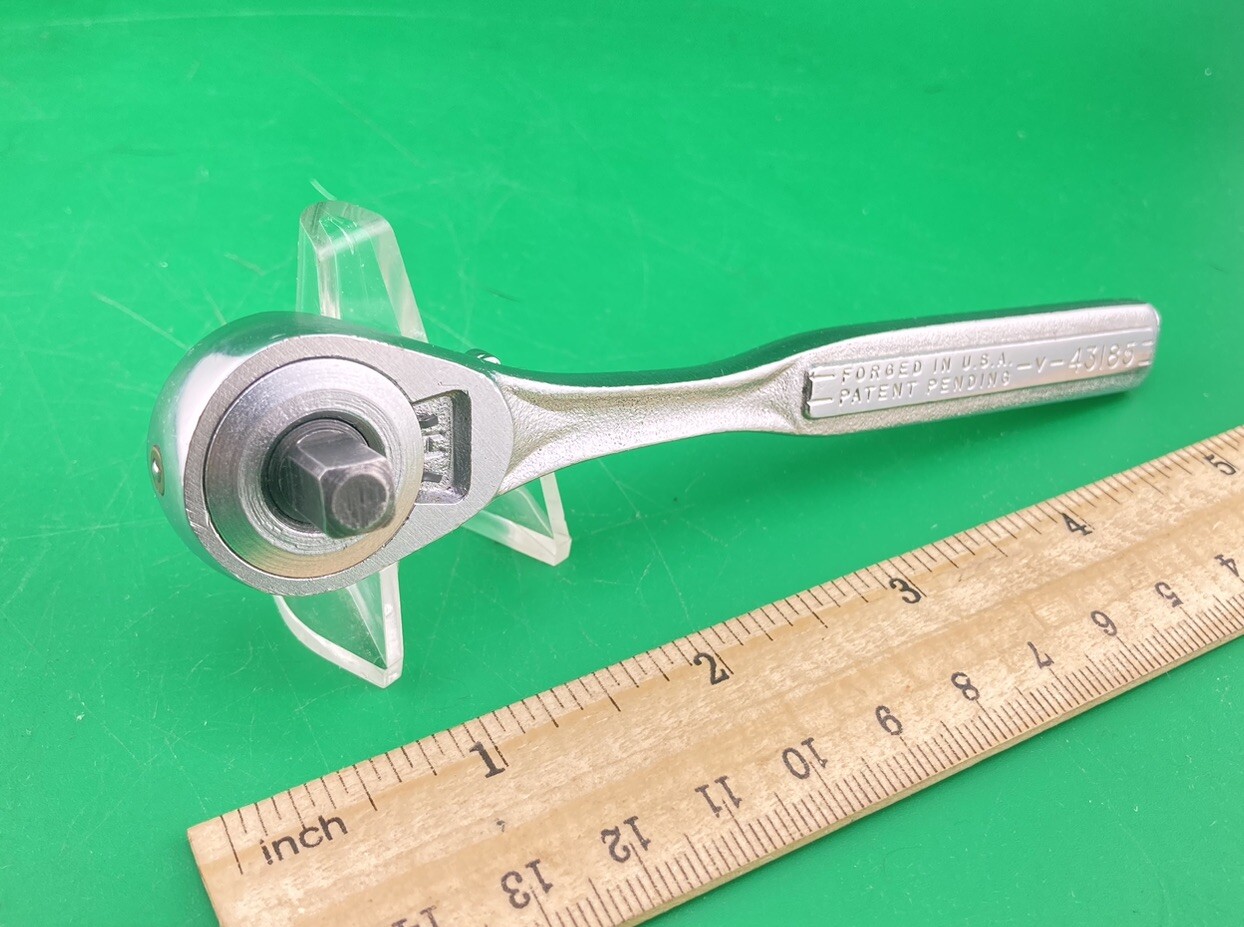 Vintage Craftsman USA 1/4″ Drive Ratchet 43185 -V- Series Excellent Condition